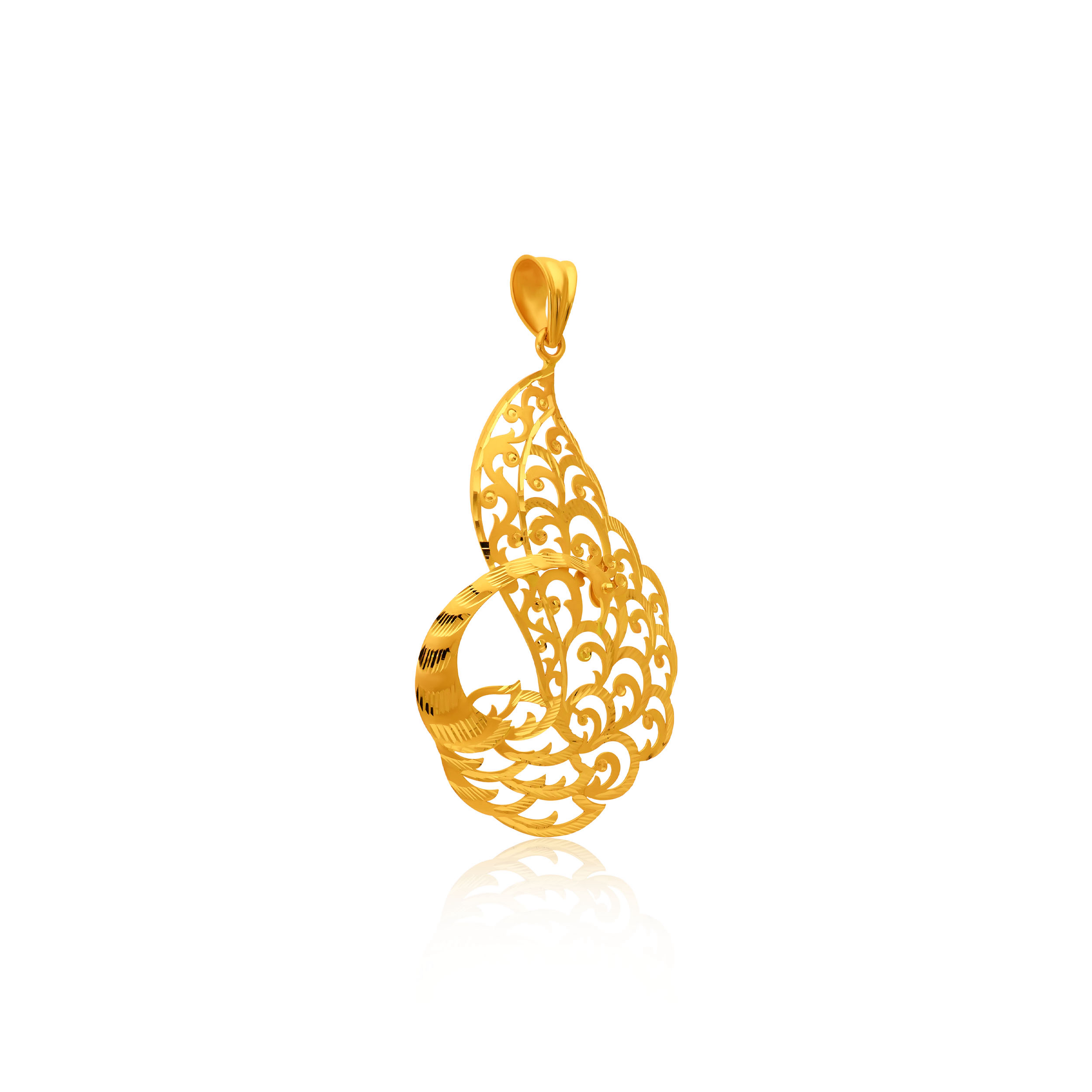 22K Yellow Gold Pendant-GPN-SAD0005770 - Senco Gold and Diamonds