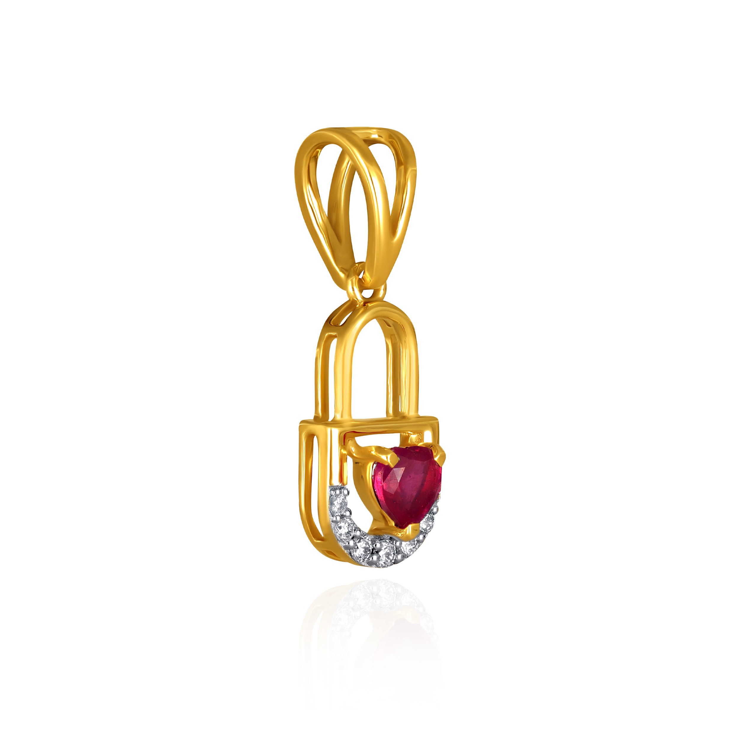Love Padlock Diamond Pendant - Senco Gold and Diamonds
