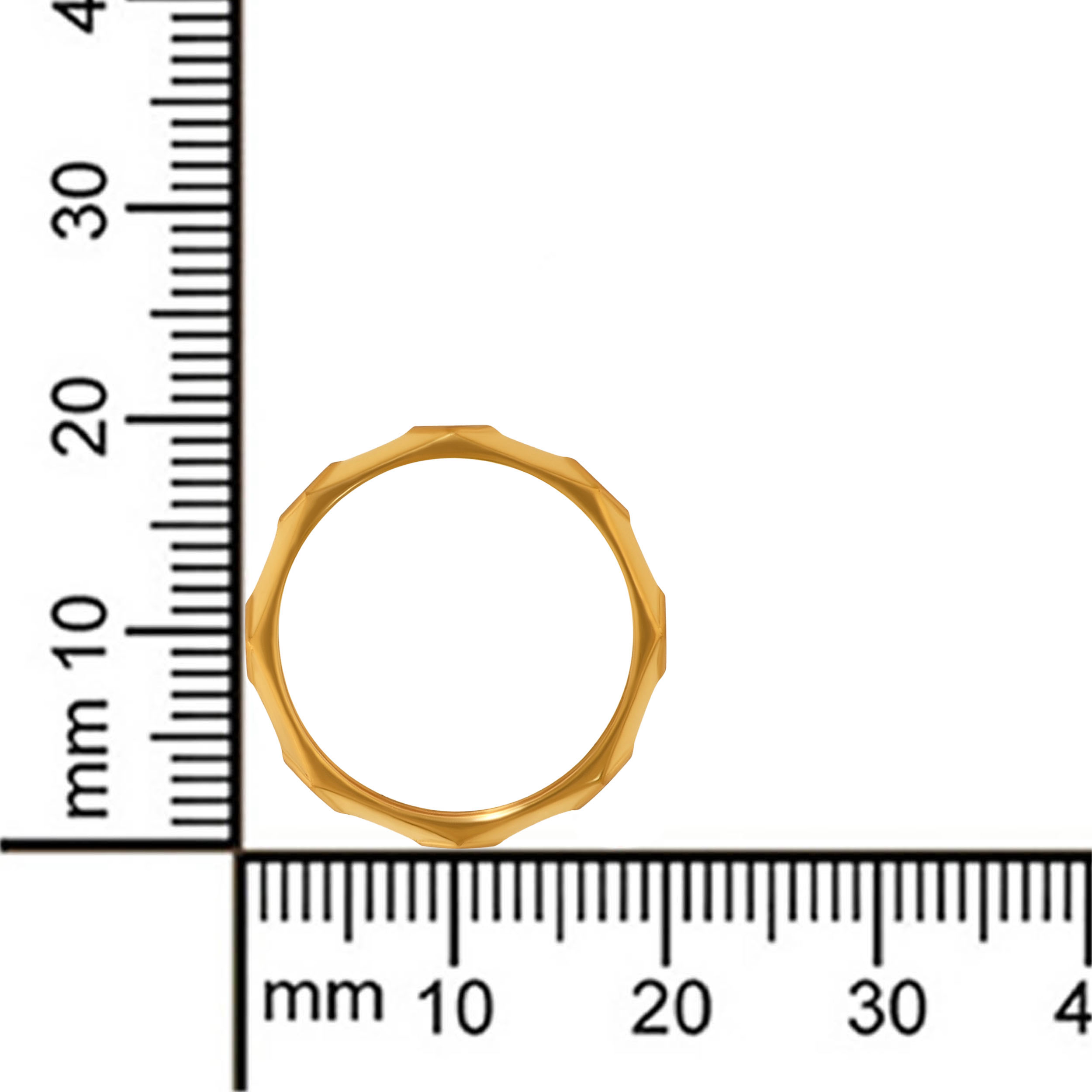 Radiant Geometry Gold Ring - Senco Gold and Diamonds