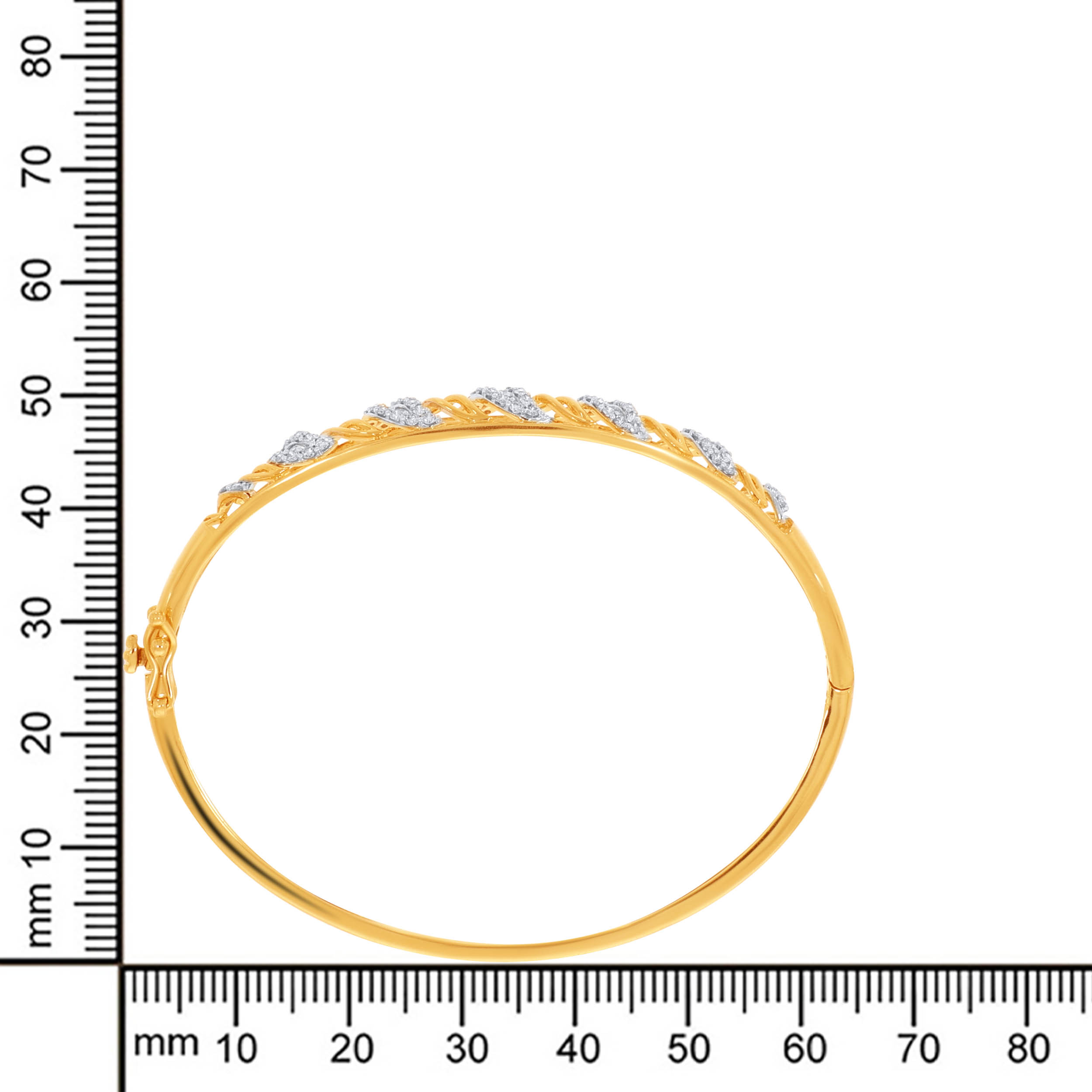 Artsy Leaves Diamond Bracelet - Senco Gold and Diamonds