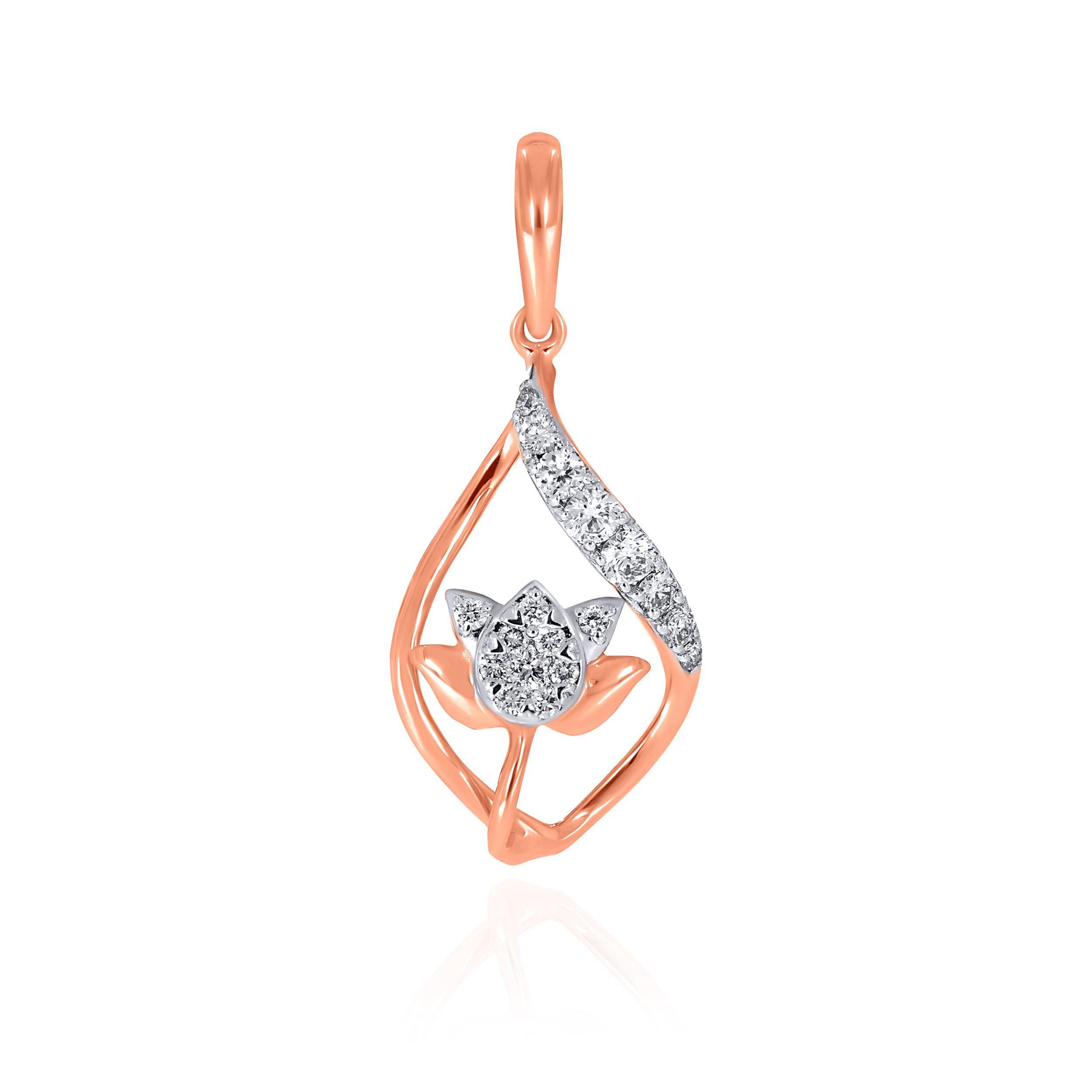Enchanted Lotus Diamond Pendant - Senco Gold and Diamonds
