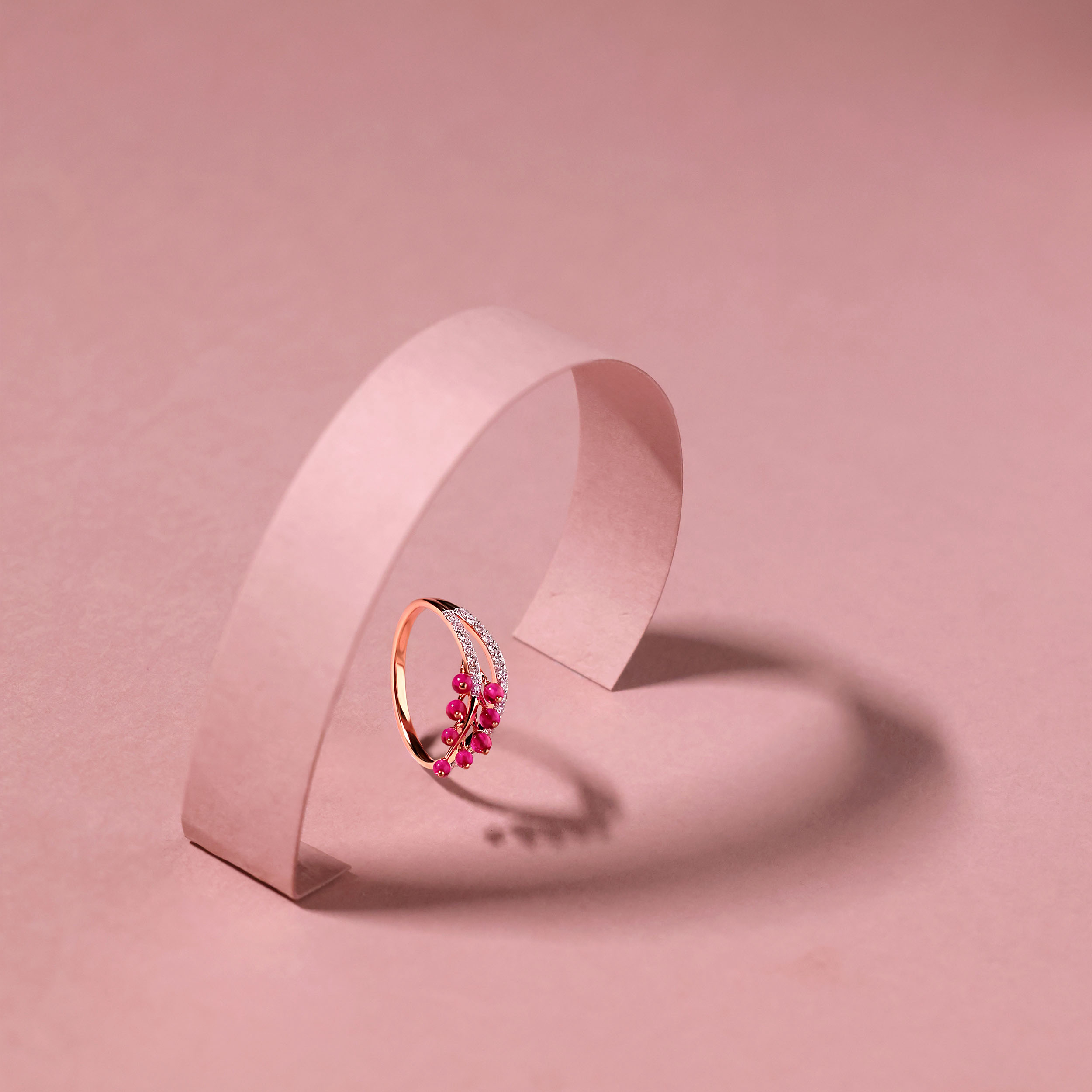 Berry Bloom Romance Diamond Ring - Senco Gold and Diamonds