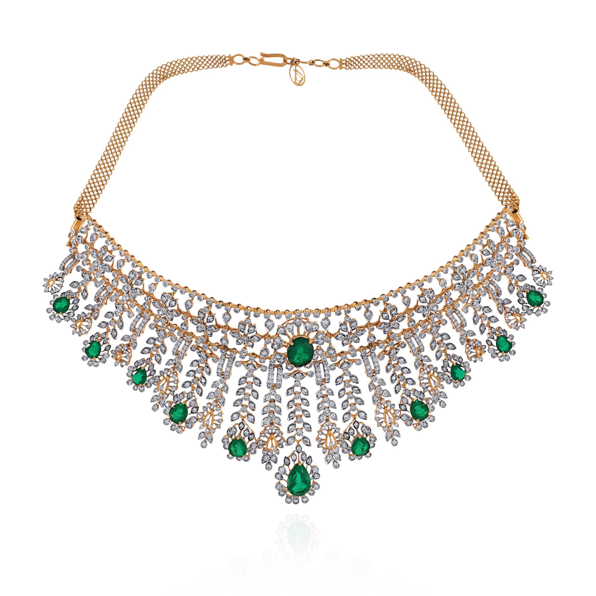 Briolette Bloom Diamond Necklace - Senco Gold and Diamonds