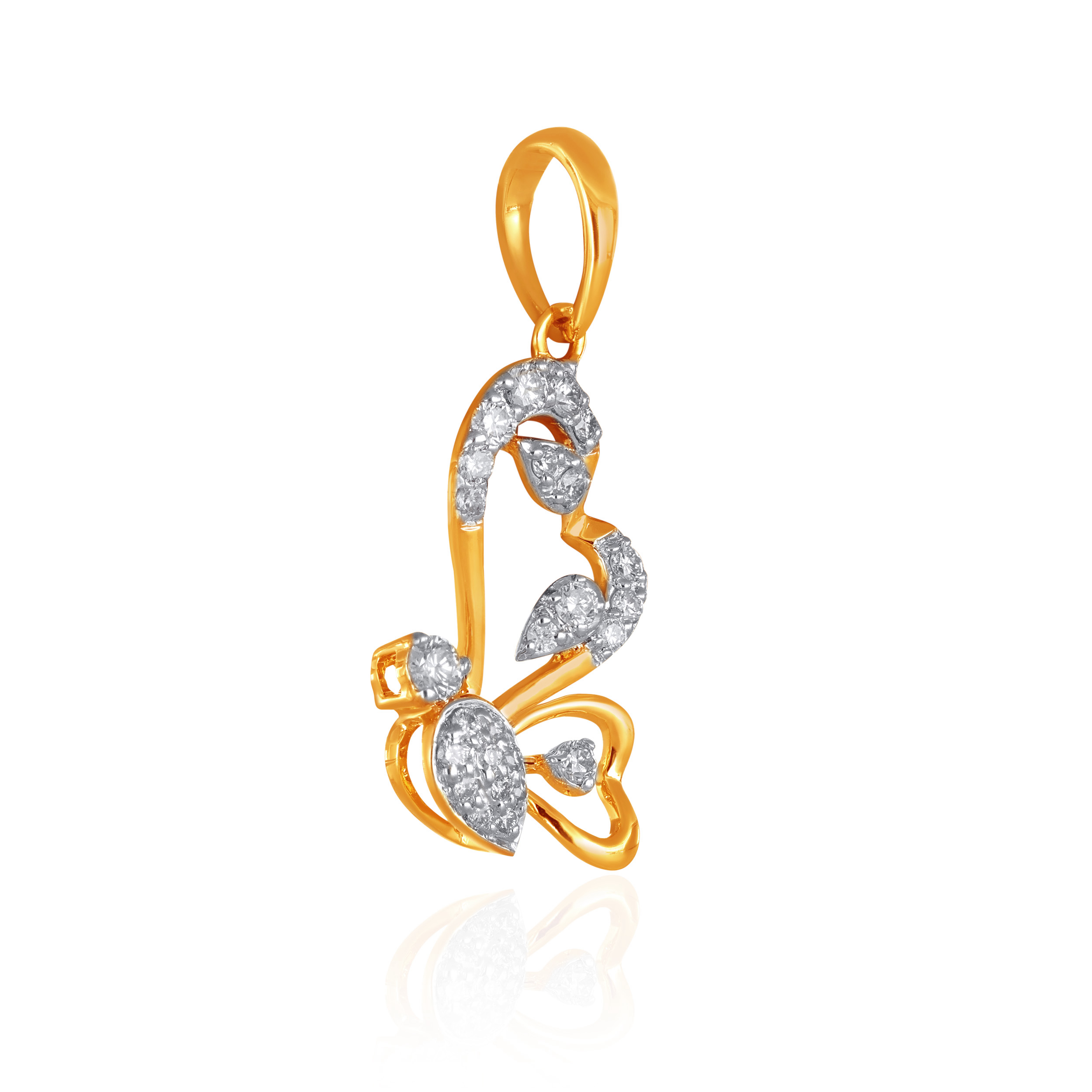 Fluttering Elegance Diamond Pendant - Senco Gold and Diamonds