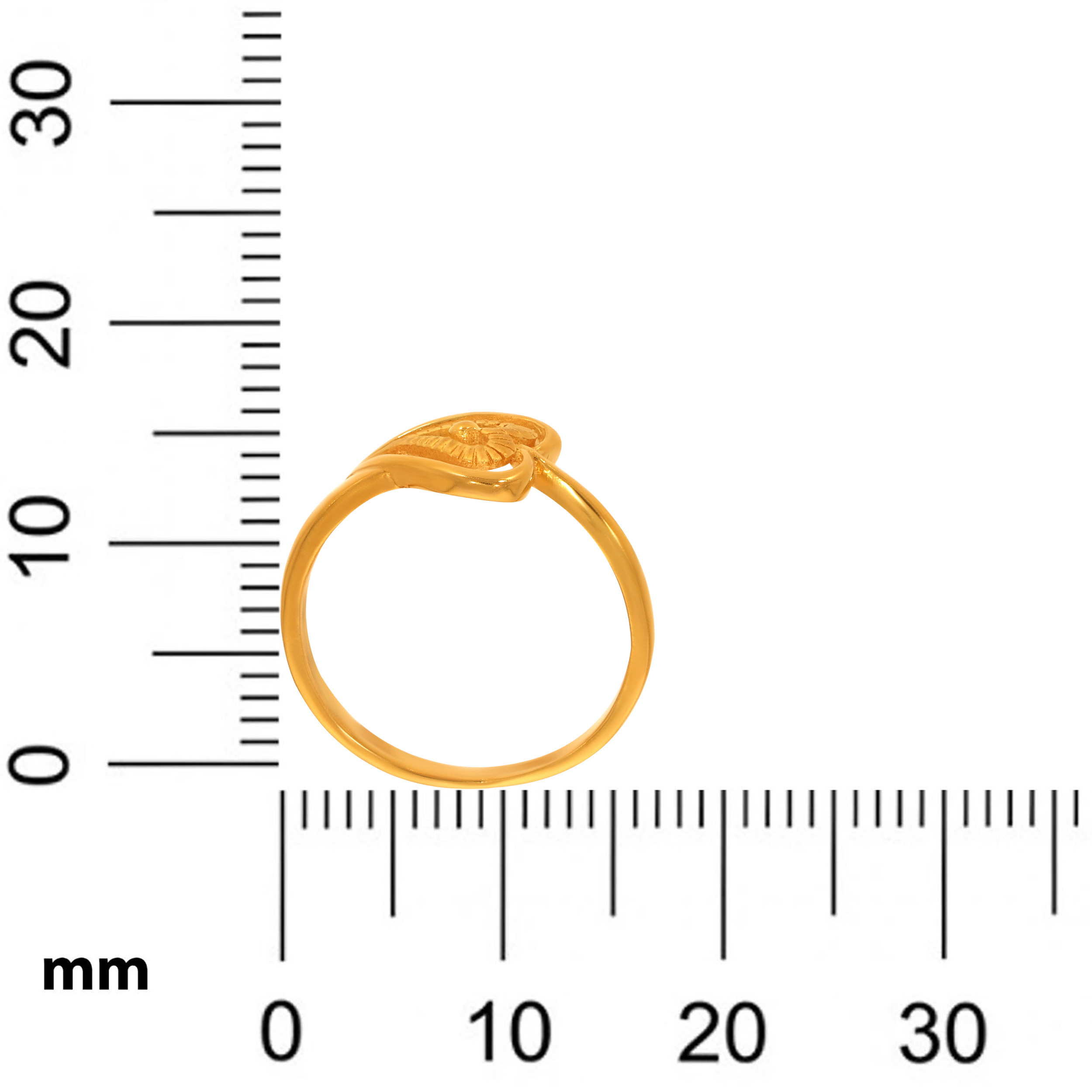 22K Yellow Gold Ring-GLR-D000075658 - Senco Gold and Diamonds