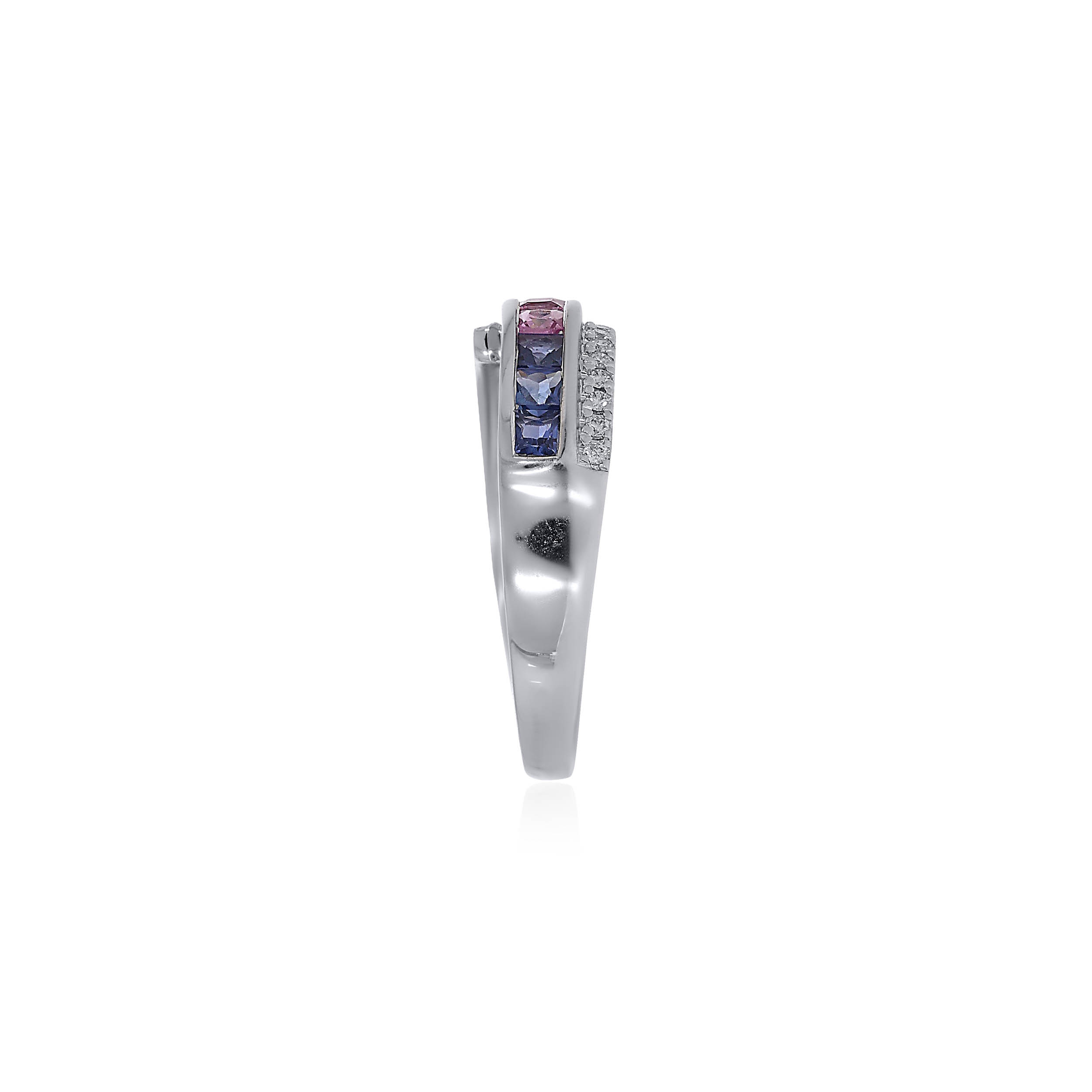 Colourful Hued Diamond Ring - Senco Gold and Diamonds