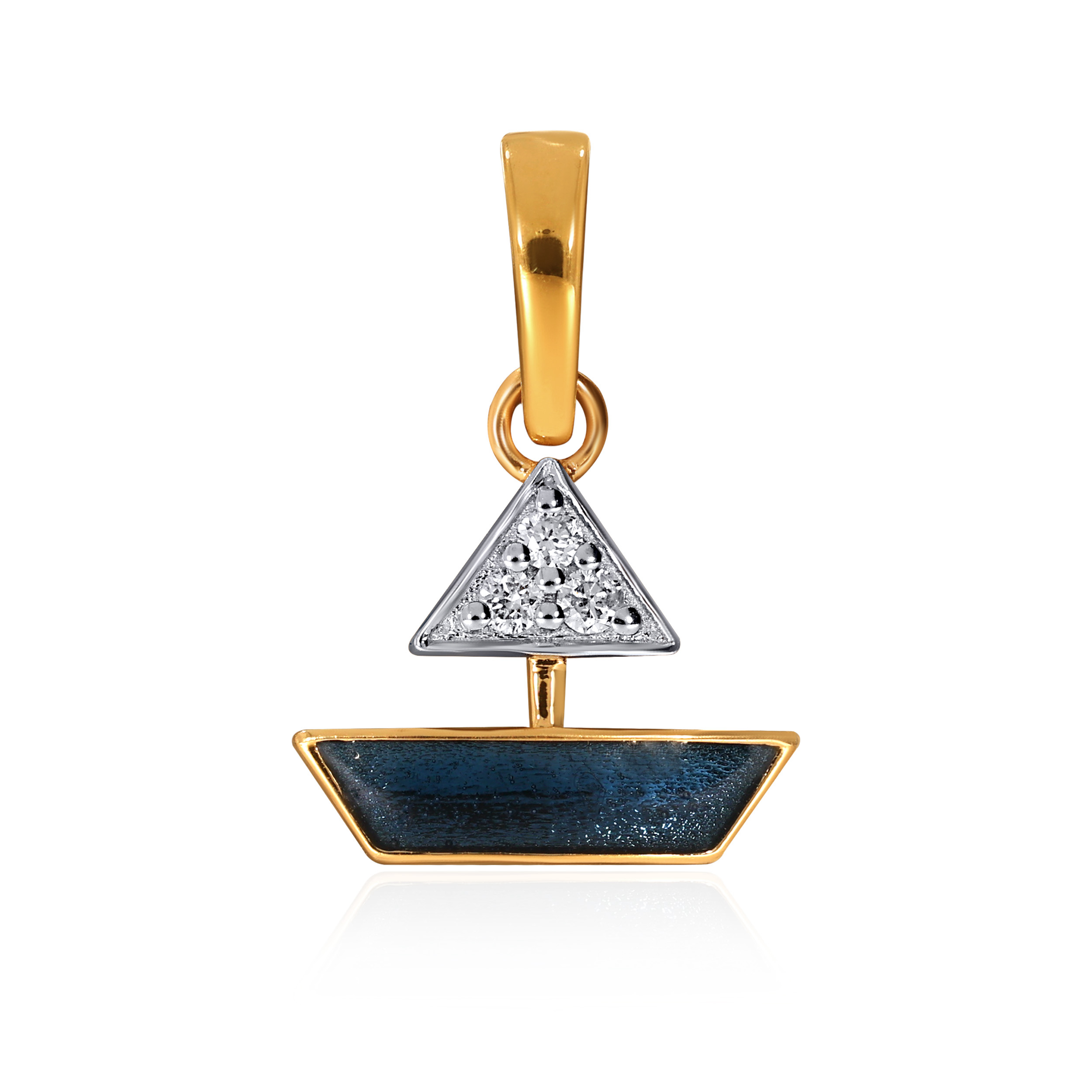 14K Yellow Gold Kids Diamond Pendant-DPN-D000790394 - Senco Gold and Diamonds