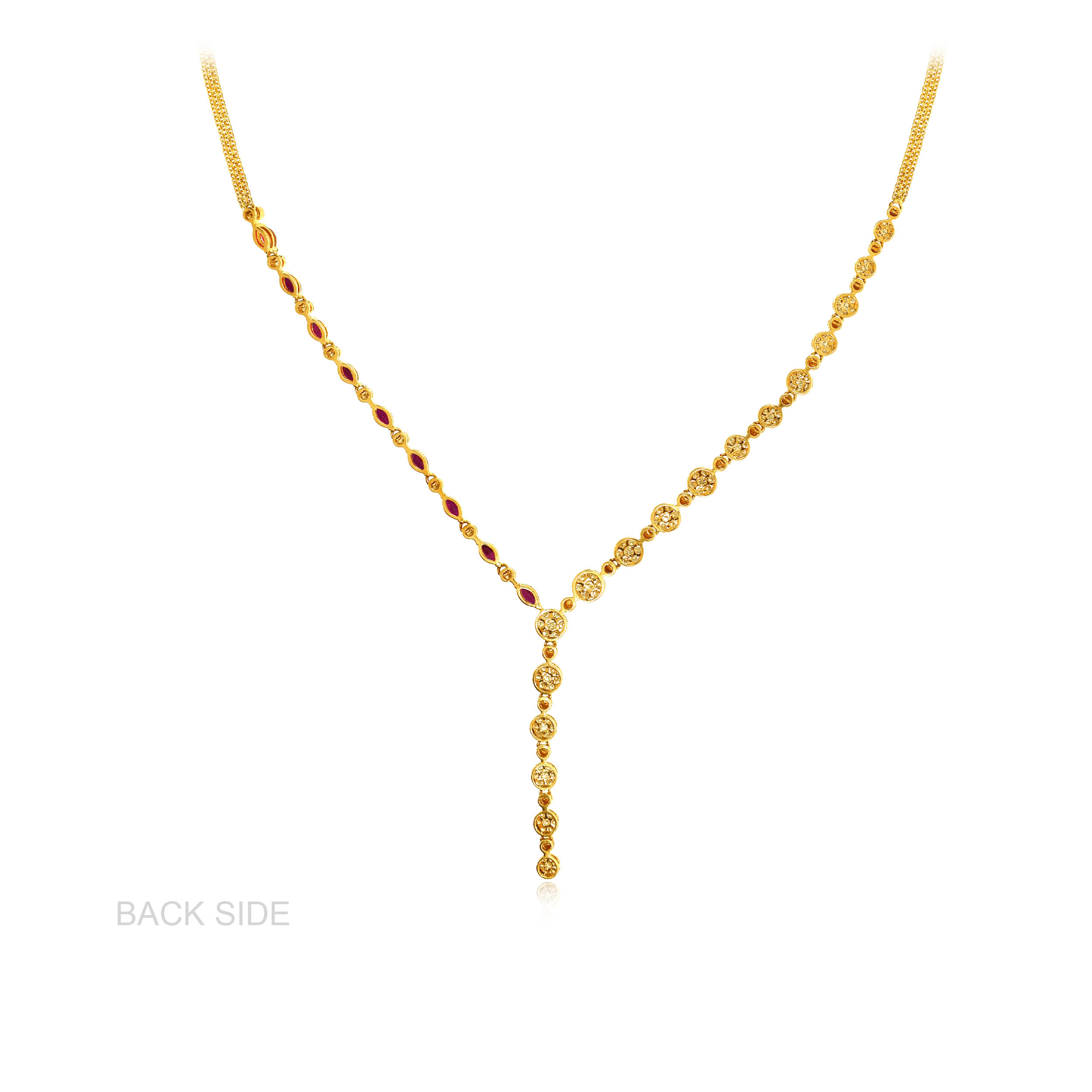 Gleaming Spheres Diamond Necklace - Senco Gold and Diamonds
