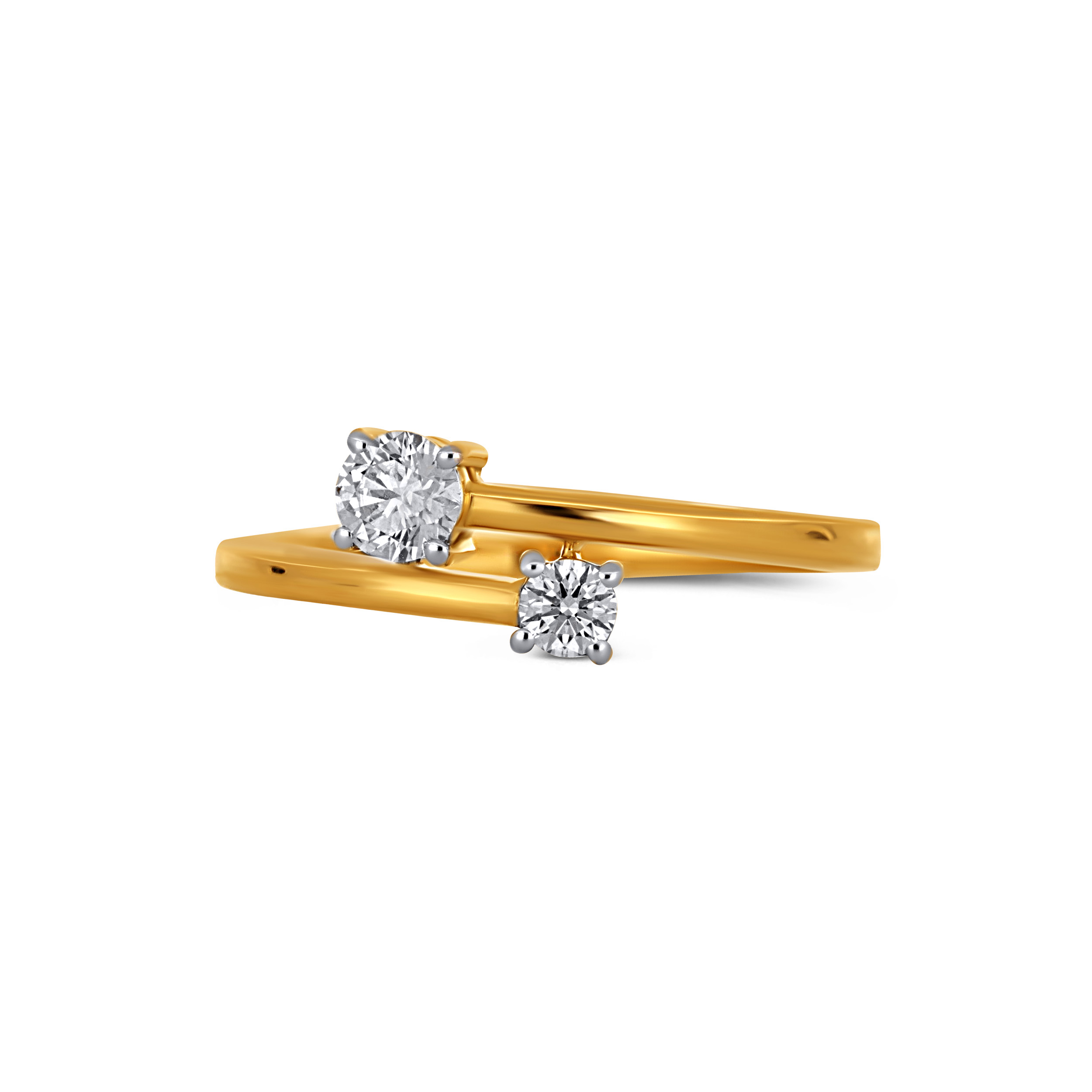 Parallele Solitaire Diamond Ring alternate view 1