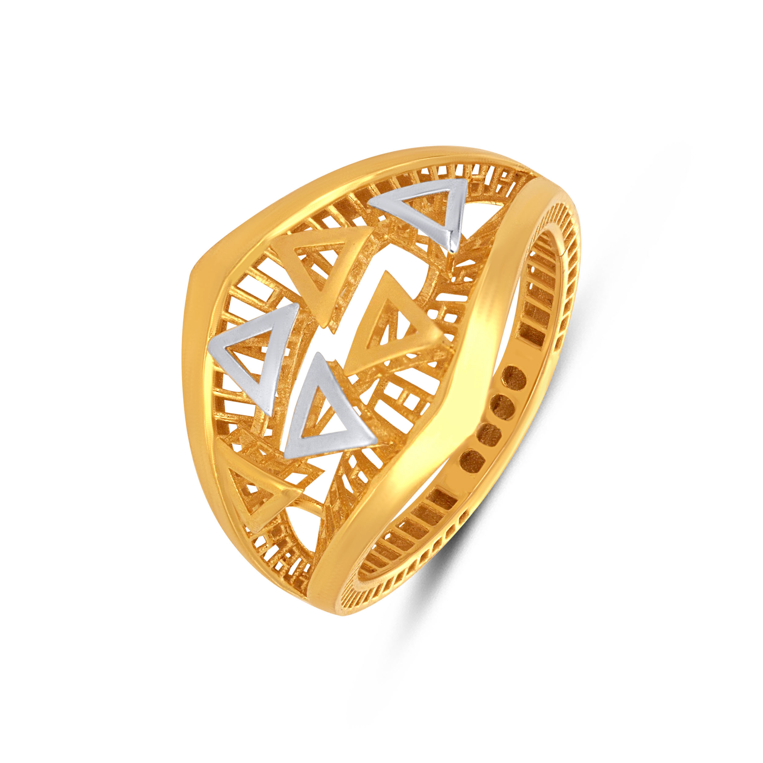 Urban Lattice Gold Ring - Senco Gold and Diamonds