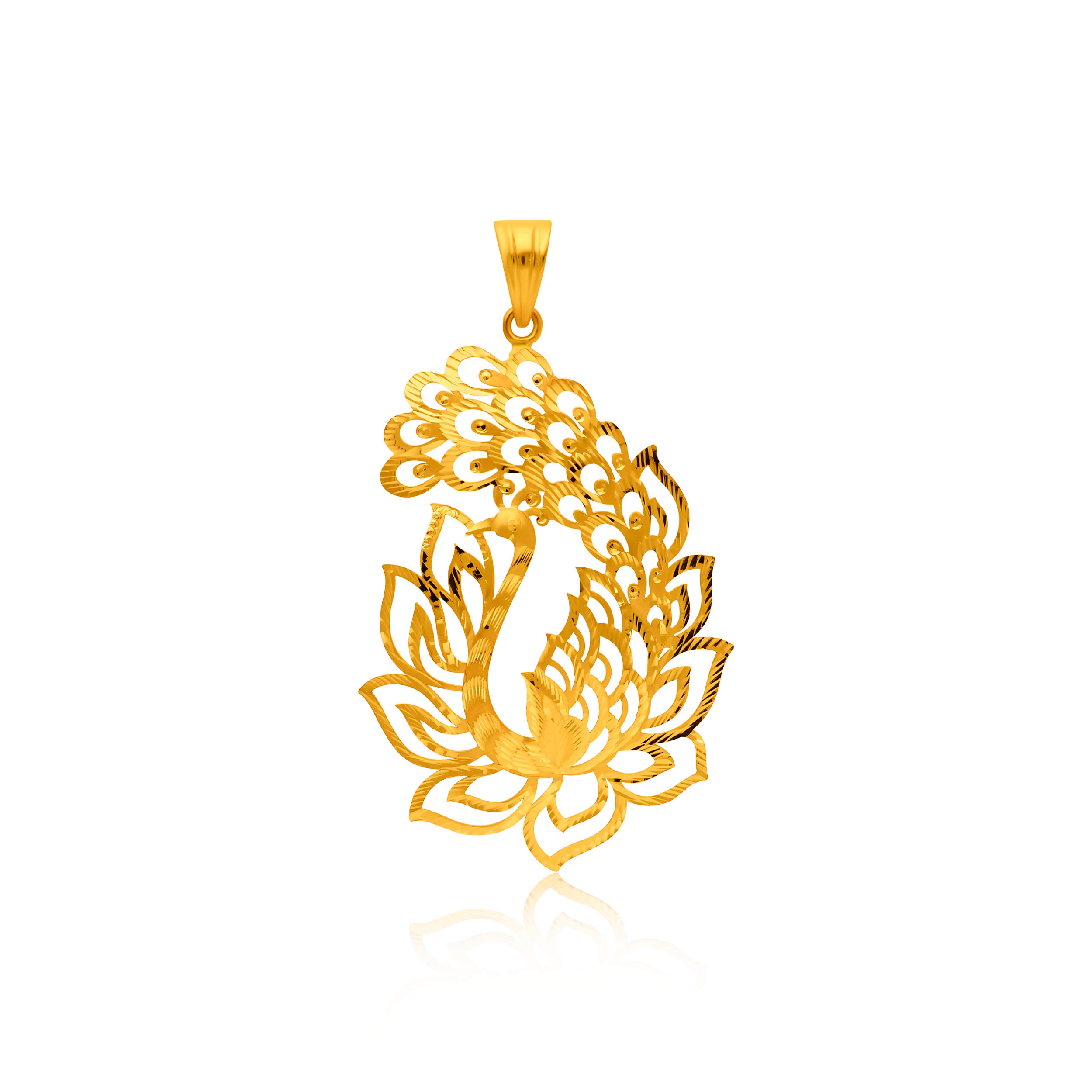 22K Yellow Gold Pendant-GPN-SAD0005771 - Senco Gold and Diamonds