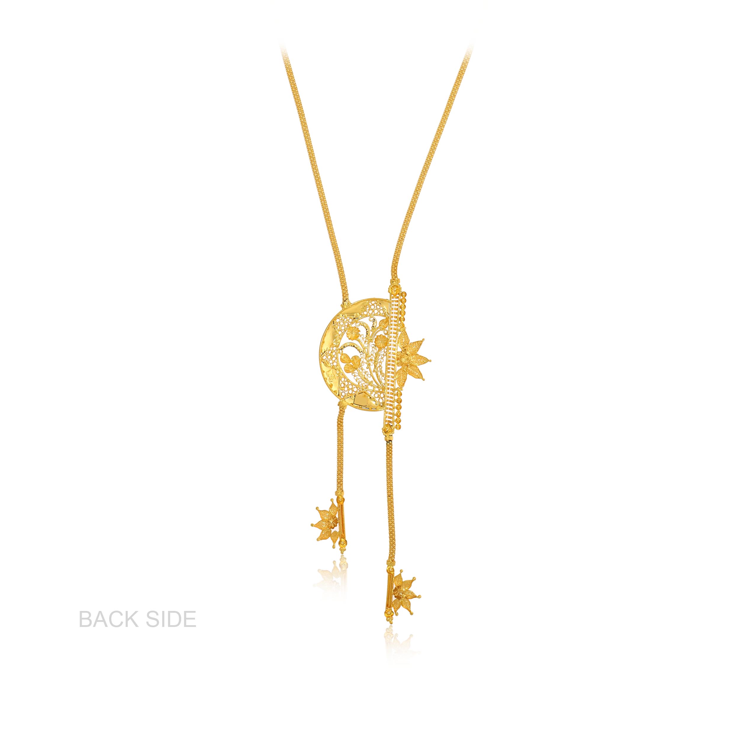 Breezy Appeal Antique Gold Necklace - Senco Gold and Diamonds