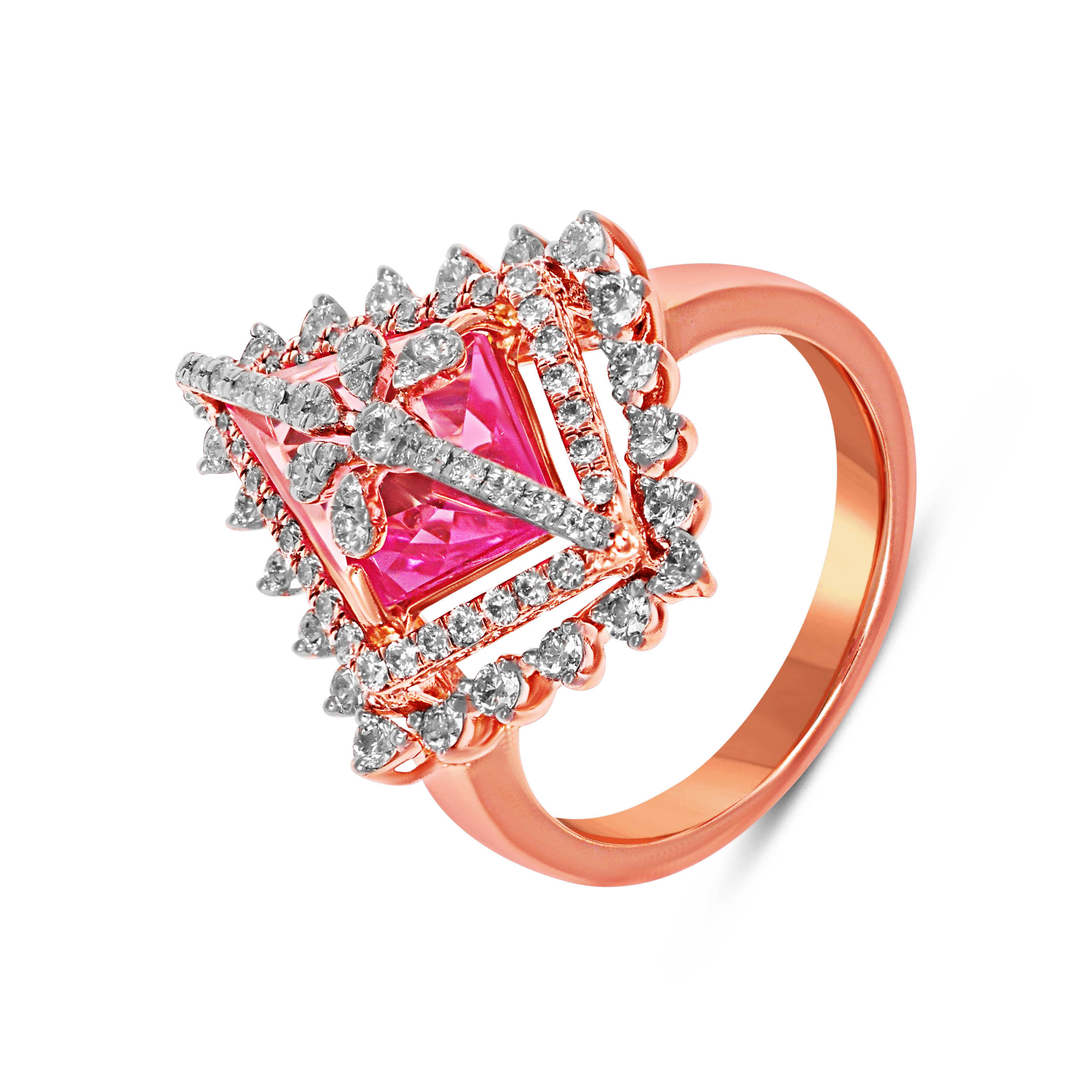Rosé Radiance Diamond Ring - Senco Gold and Diamonds