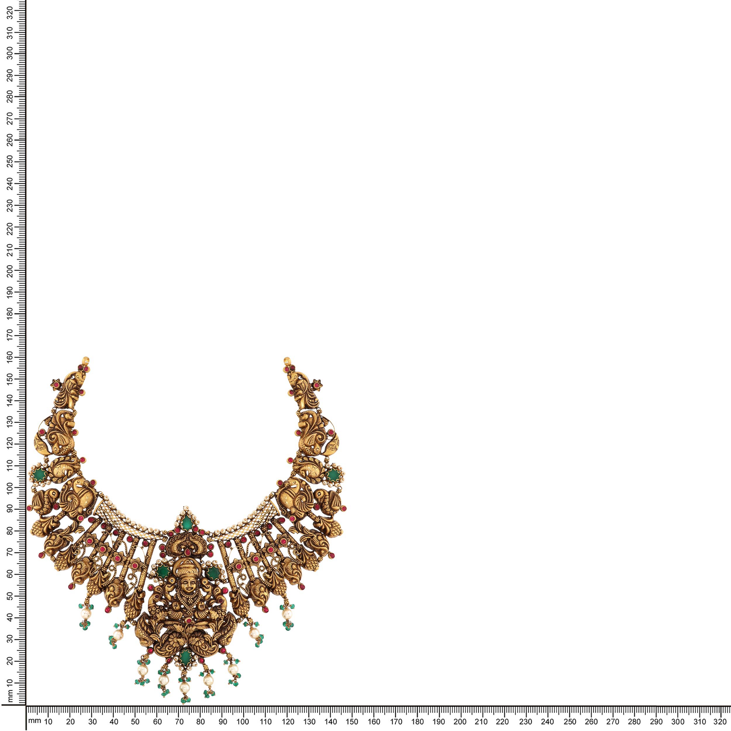 Blessed Radiance Antique Gold Necklace - Senco Gold and Diamonds
