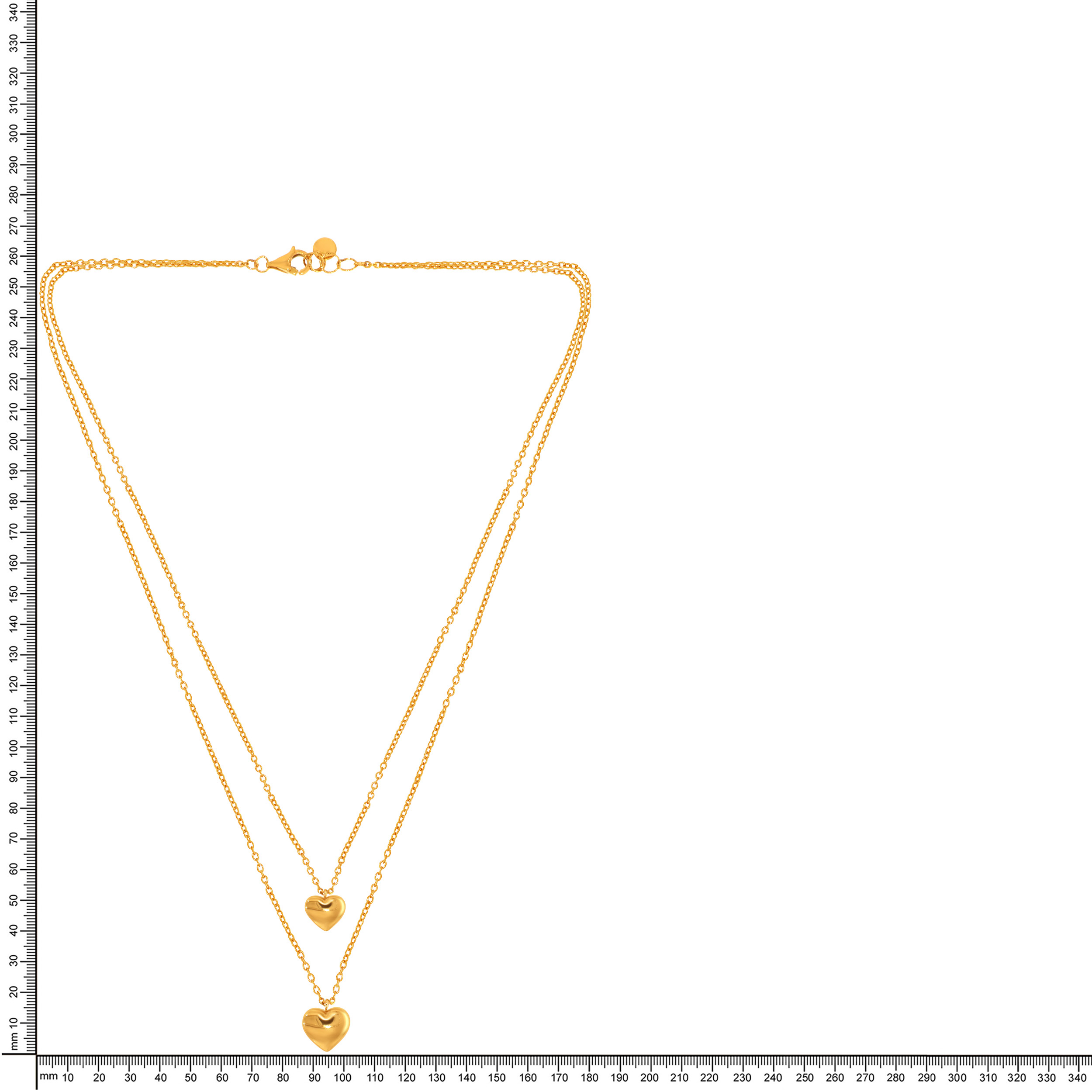 Minimalist Heart Charm Gold Necklace - Senco Gold and Diamonds