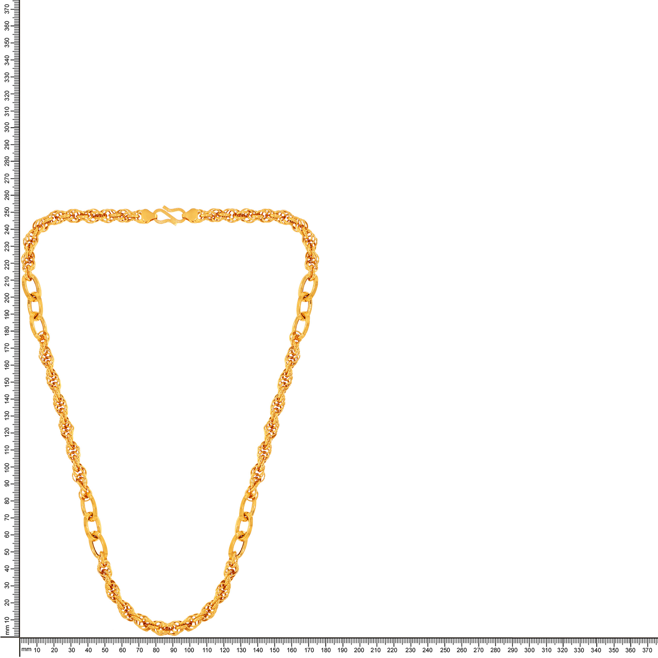 Opulent Radiance Unisex Gold Chain - Senco Gold and Diamonds