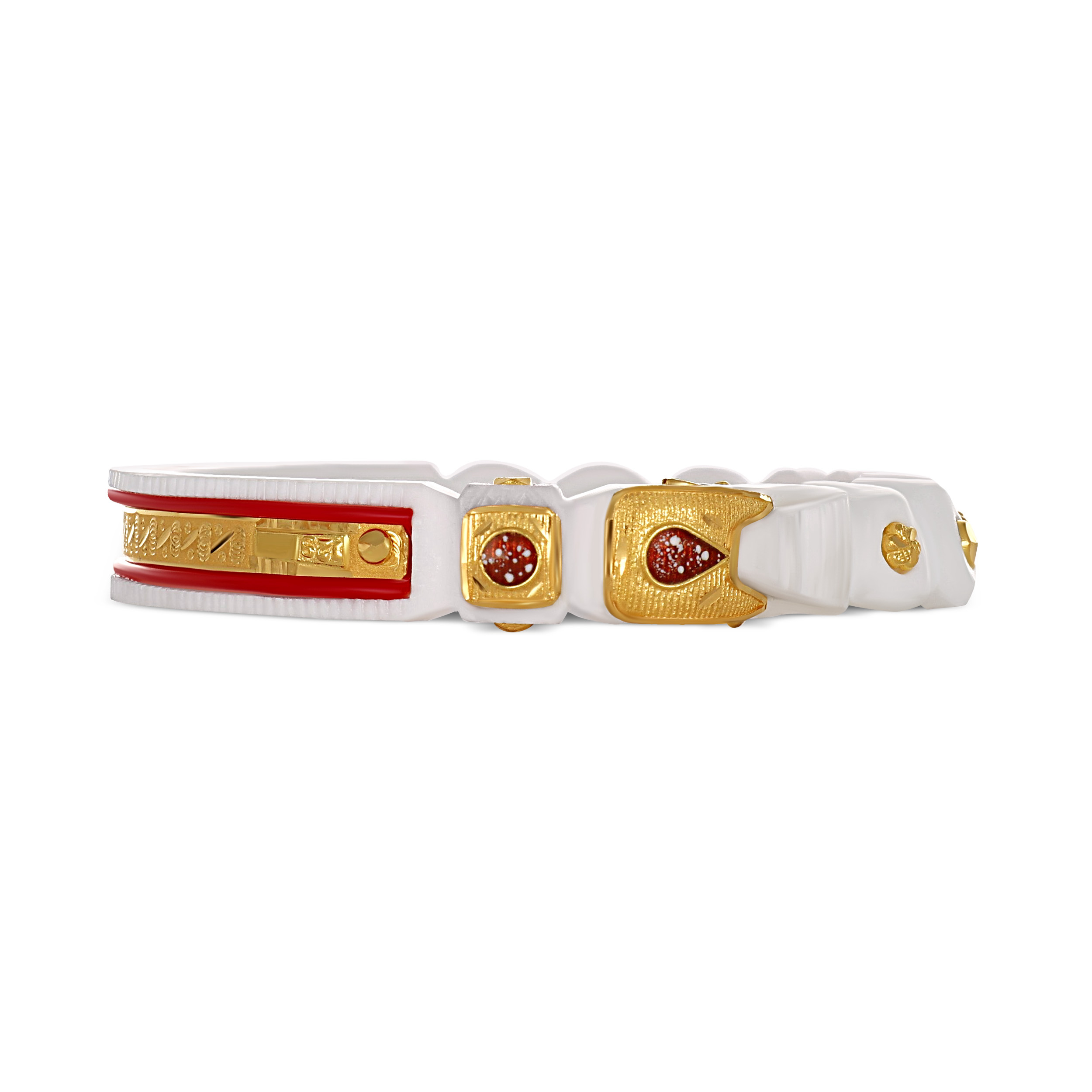 Graceful Fusion Gold Sankha Bangle - Senco Gold and Diamonds