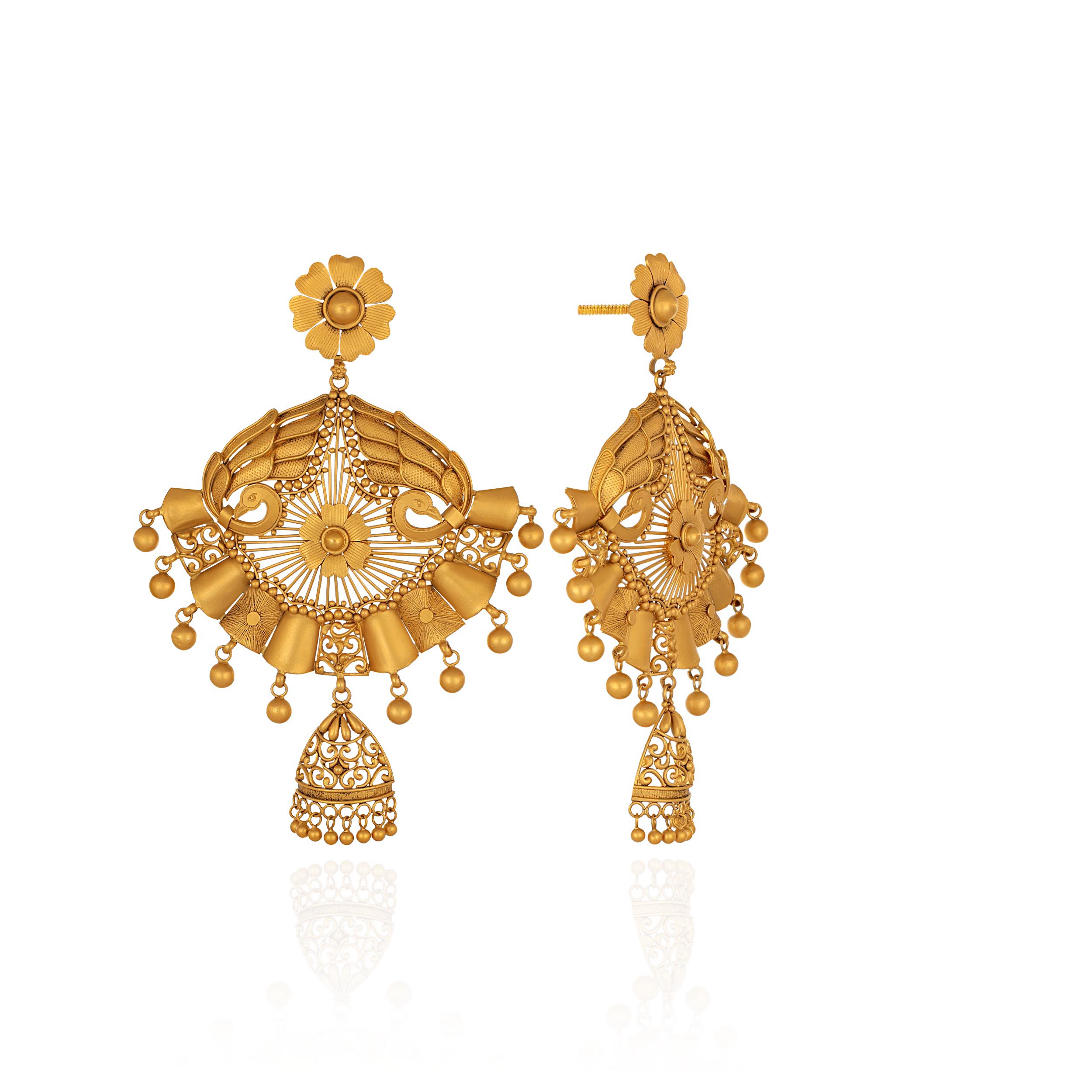 Royal Legacy Gold Earrings - Senco Gold and Diamonds