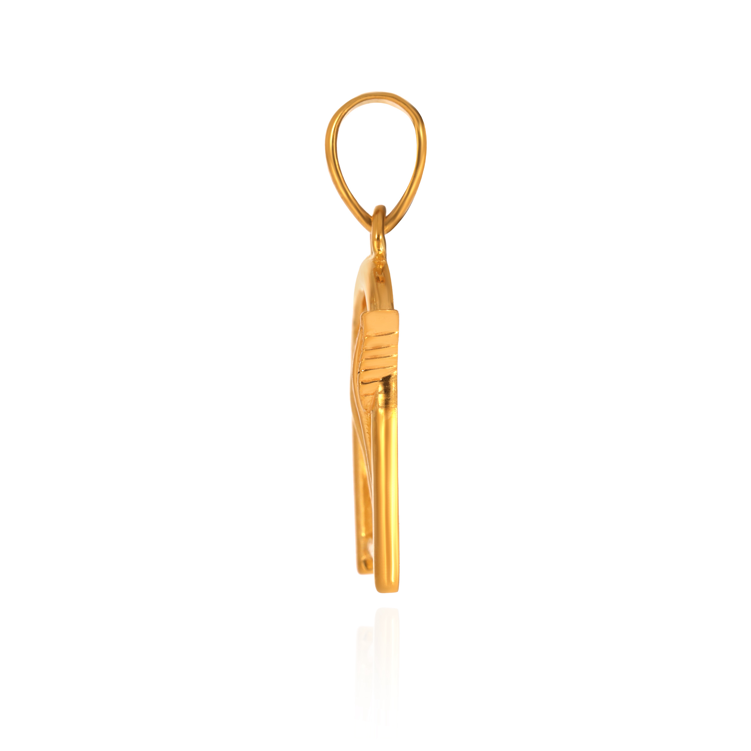 Divine Weave Gold Pendant - Senco Gold and Diamonds