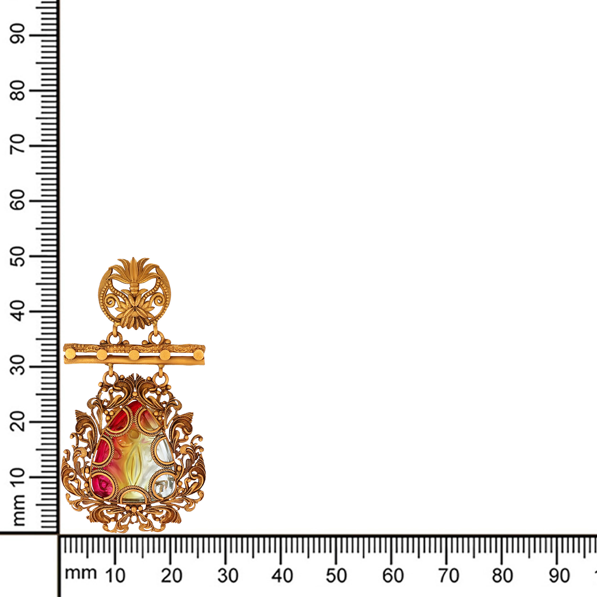 22K Yellow Gold Drop Earrings-GPGN-D000788468 - Senco Gold and Diamonds