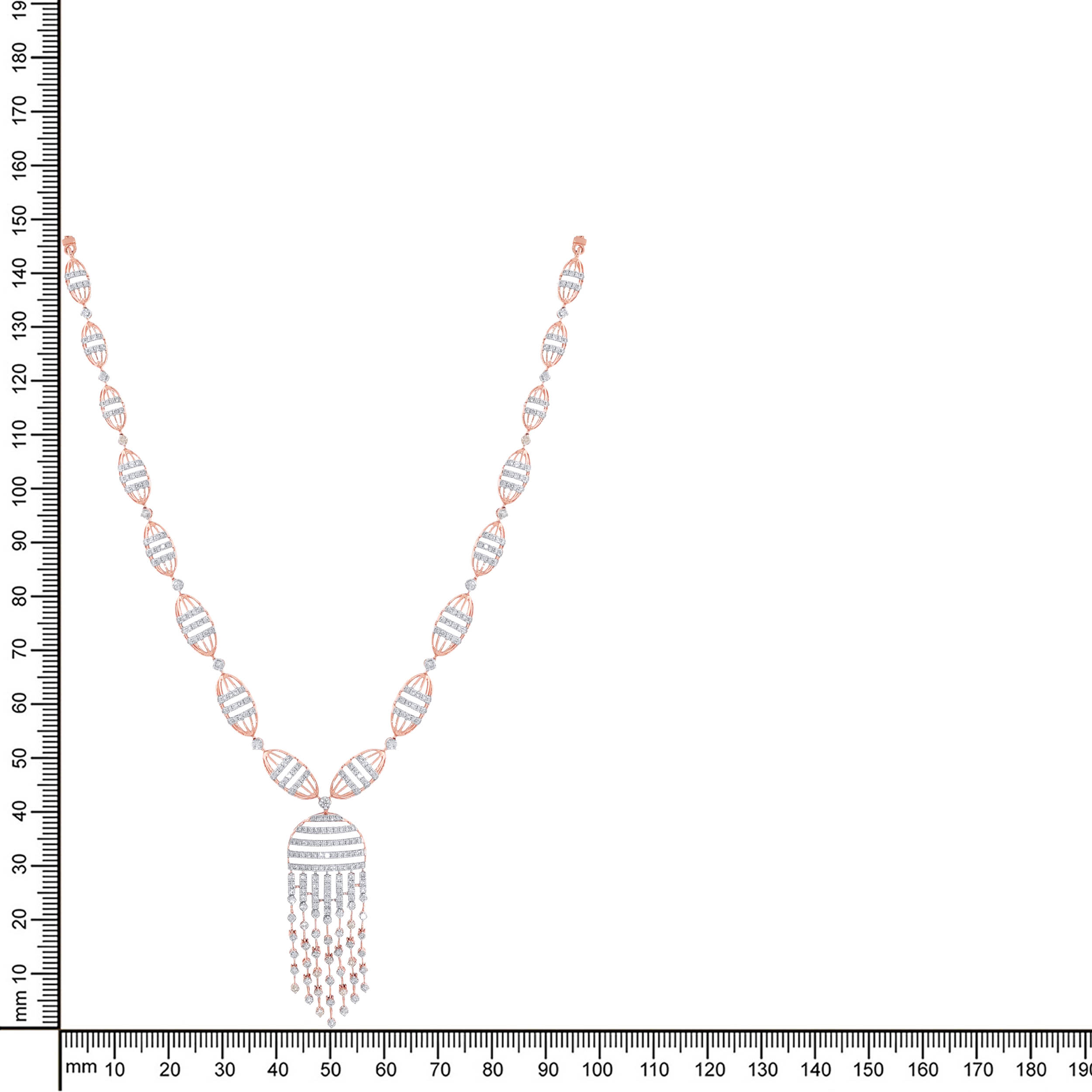 Leafy Lustre Diamond Necklace - Senco Gold and Diamonds