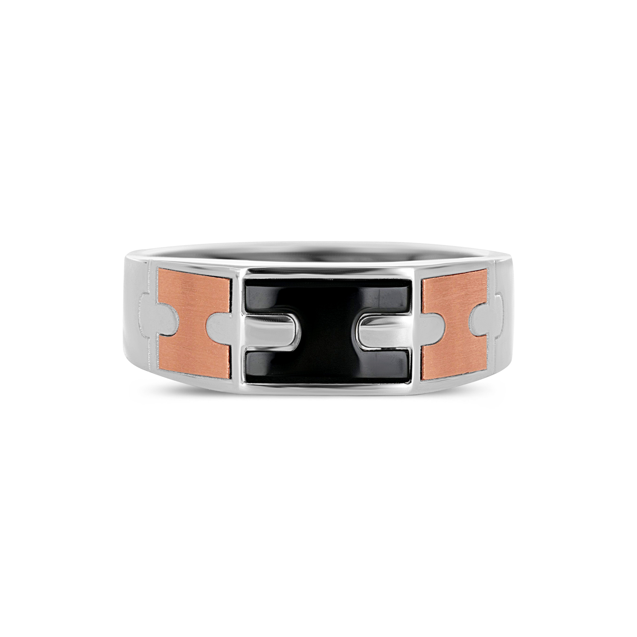 Dual Power Men's Platinum Ring - Senco Gold and Diamonds