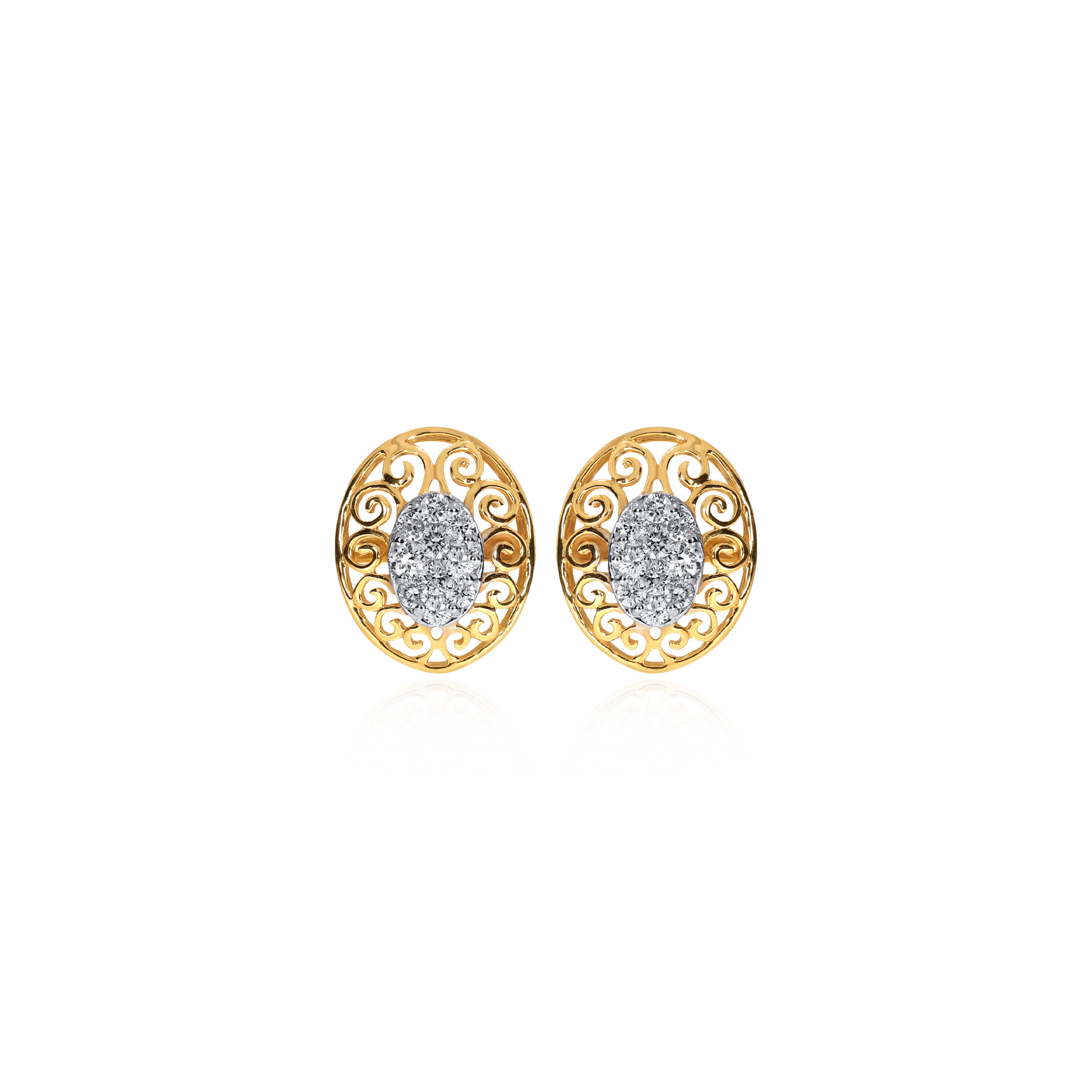 Dreamy Art Diamond Studs - Senco Gold and Diamonds