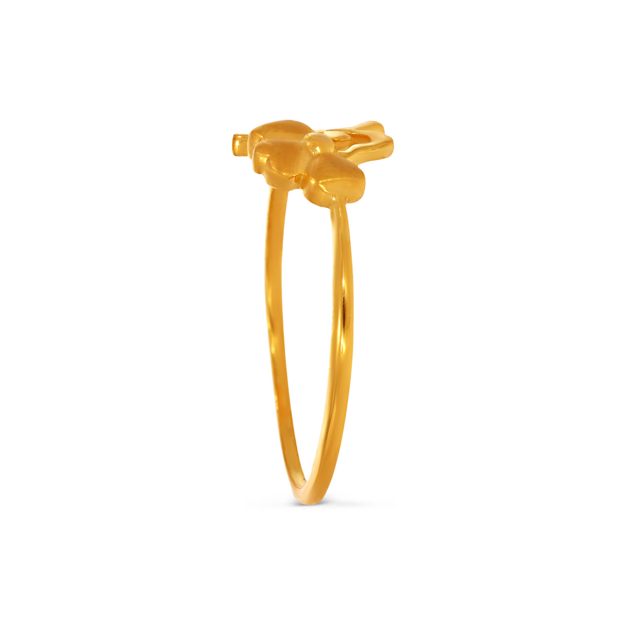 Heartblossom Gold Ring alternate view 2