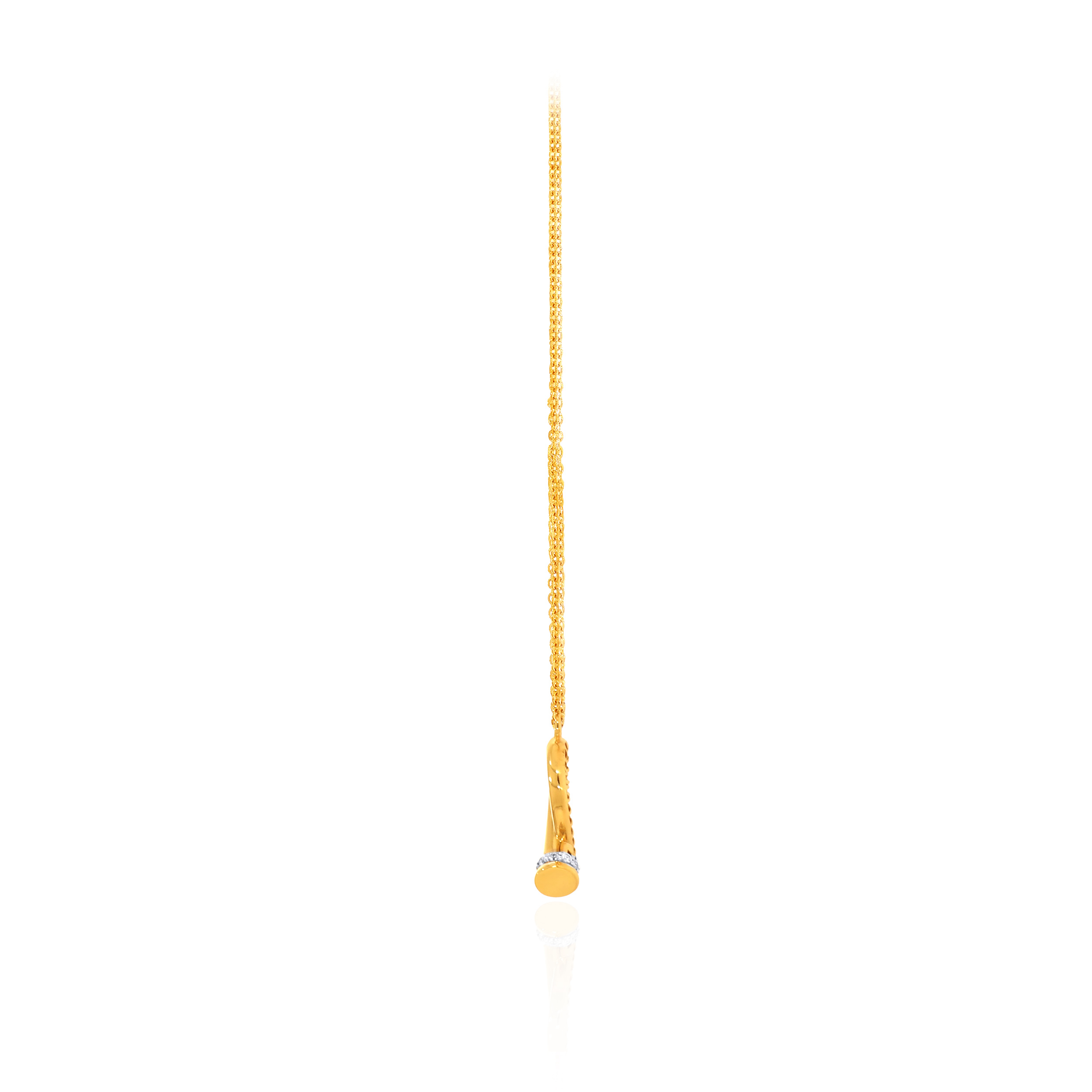 18K Yellow Gold Chain Pendant-GPN-D000775699 - Senco Gold and Diamonds