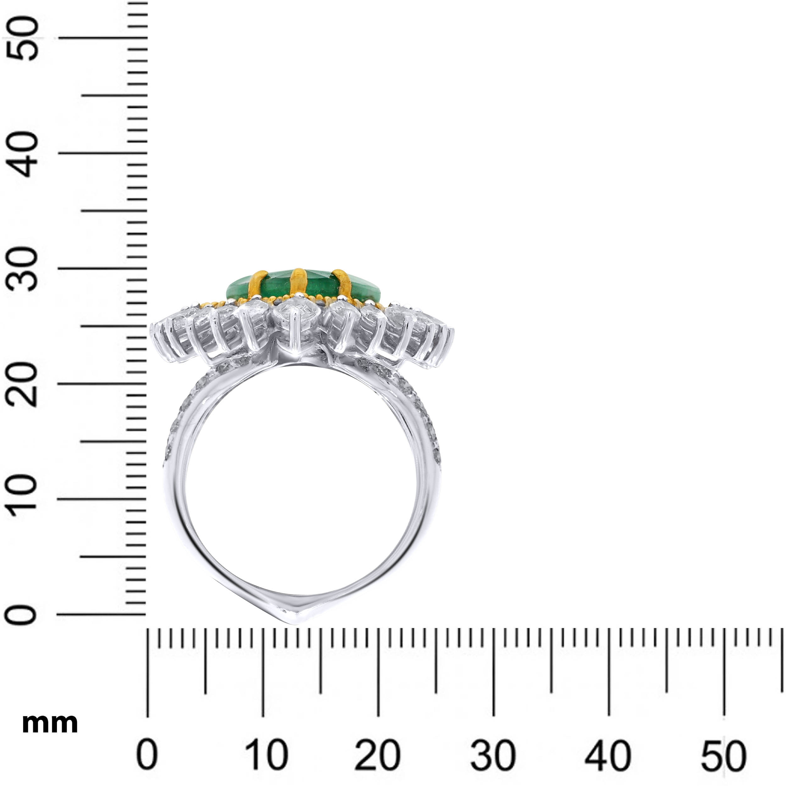 Peacock Splendour Diamond Ring - Senco Gold and Diamonds