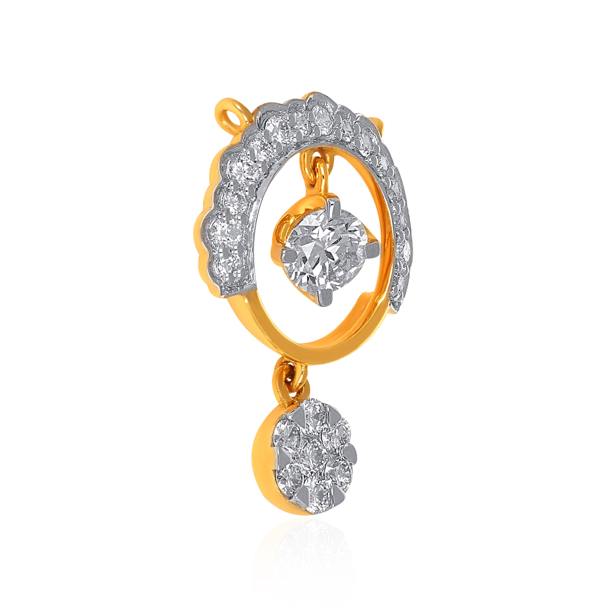Radiant Sparkle Solitaire Pendant - Senco Gold and Diamonds