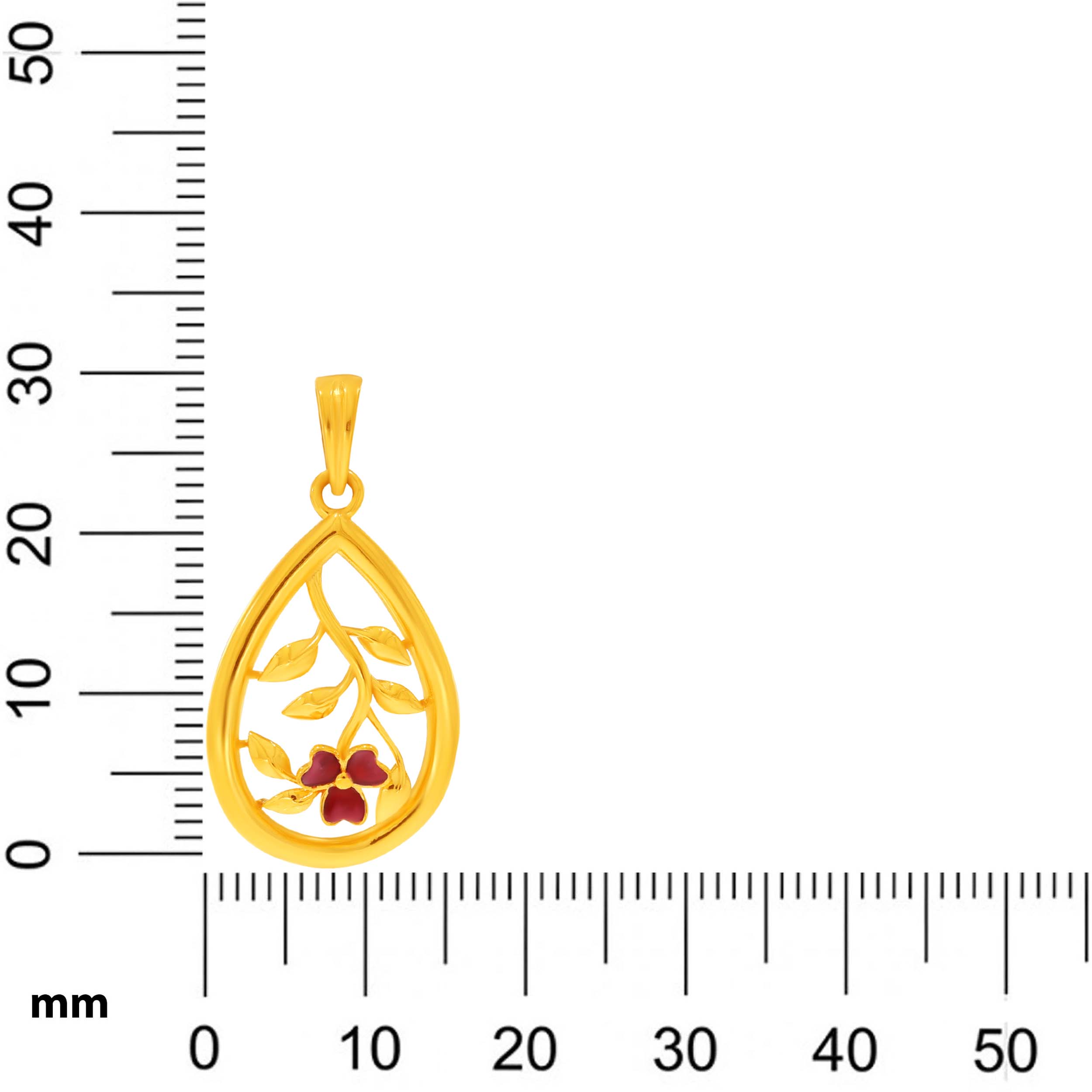 Trillium Glow Gold Pendant - Senco Gold and Diamonds