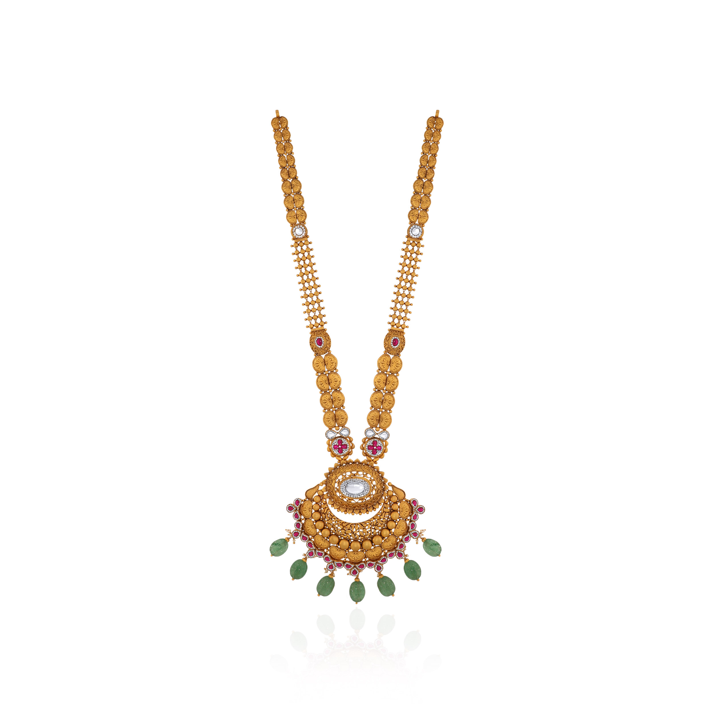 Imperial Charm Kundan Necklace - Senco Gold and Diamonds