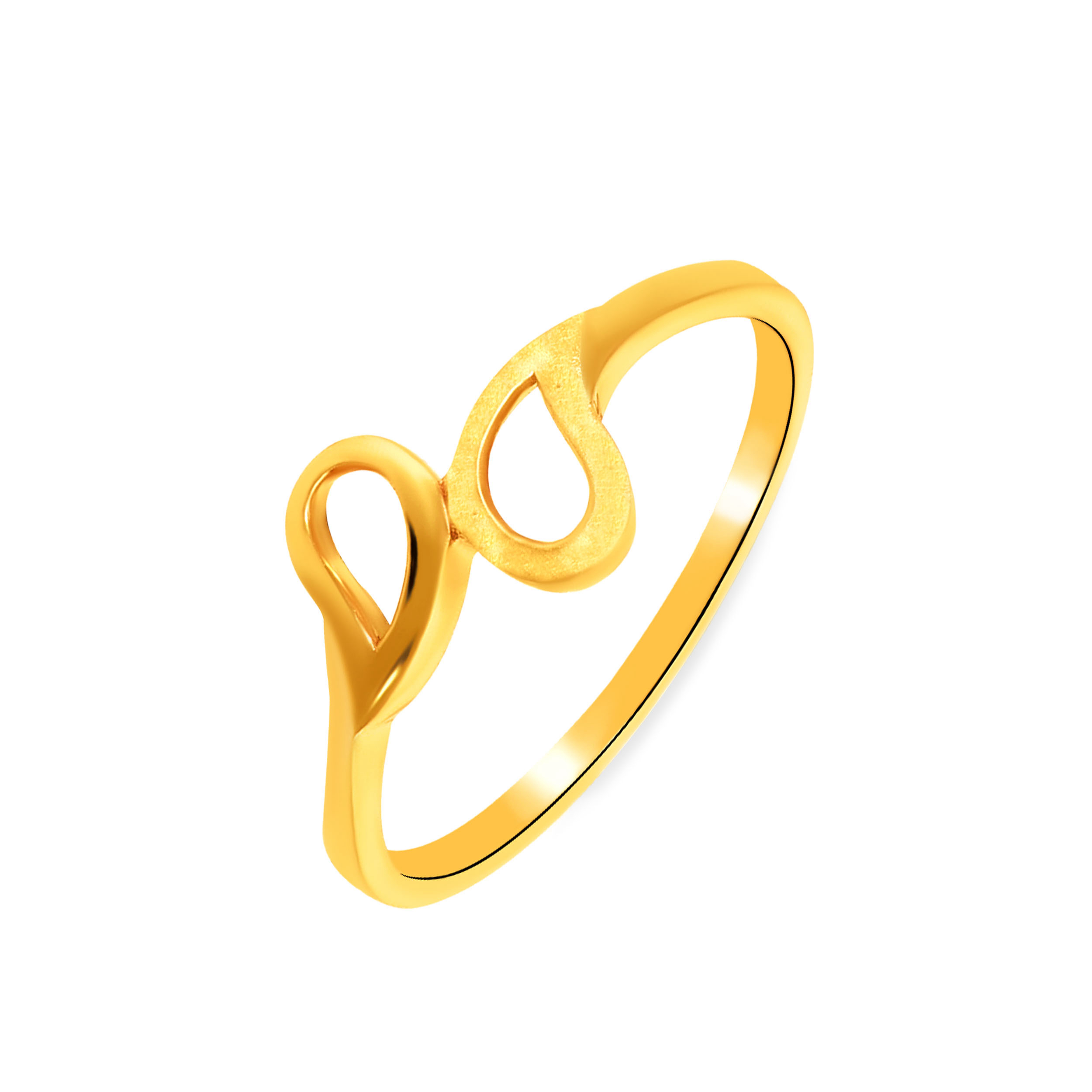 Twin Touch Gold Ring - Senco Gold and Diamonds
