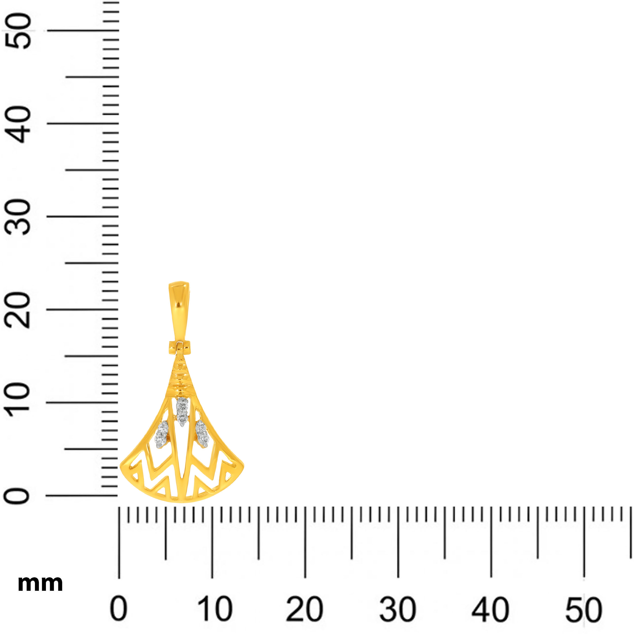 Shiny Chime Diamond Pendant - Senco Gold and Diamonds