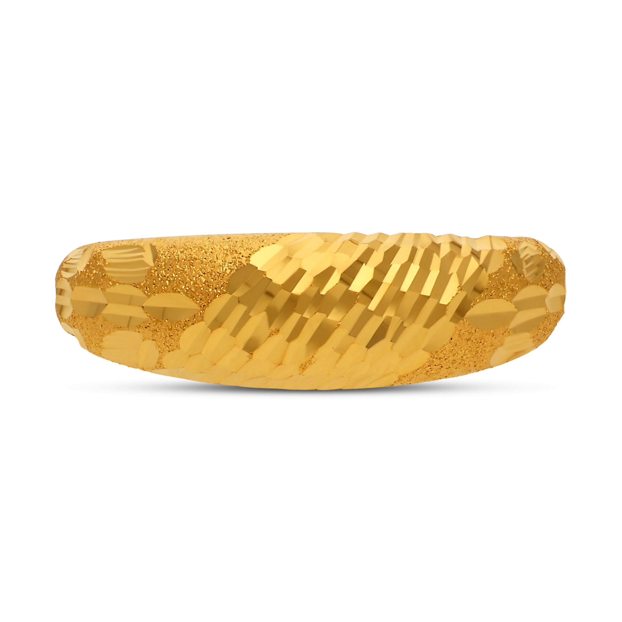 Sculpted Shine Gold Ring - Senco Gold and Diamonds