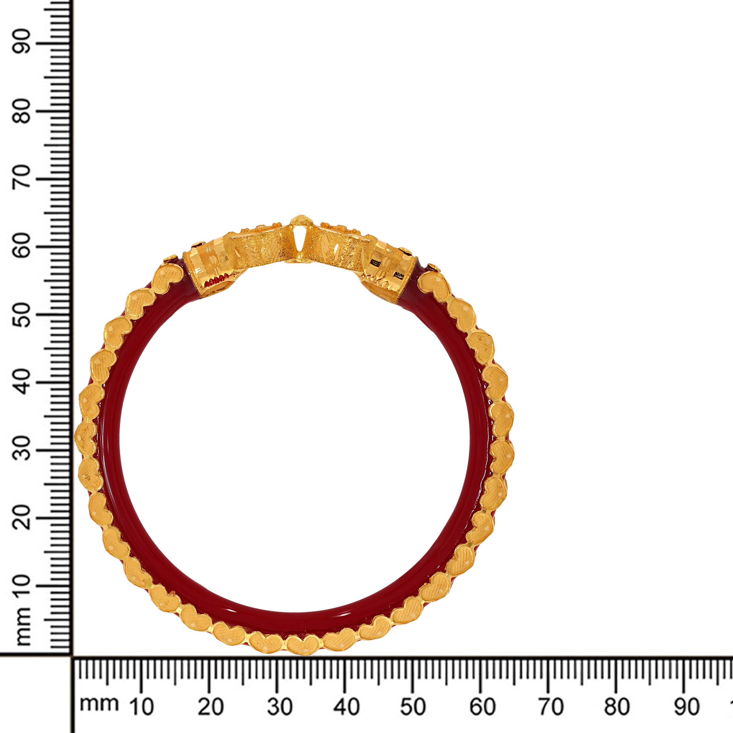 Artistry Heritage Gold Pola Bangle - Senco Gold and Diamonds