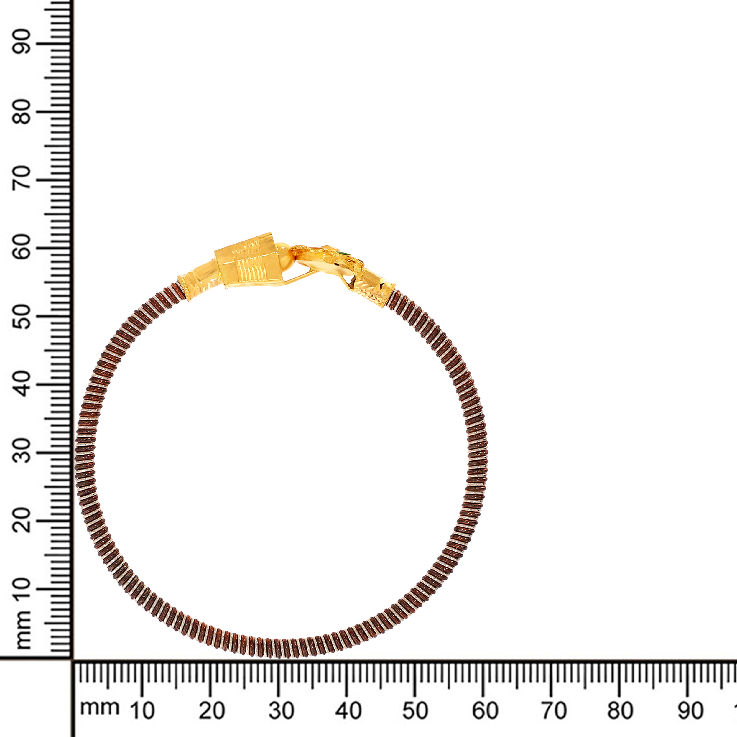 Radiant Tradition Gold Noa Mukh Bangle - Senco Gold and Diamonds