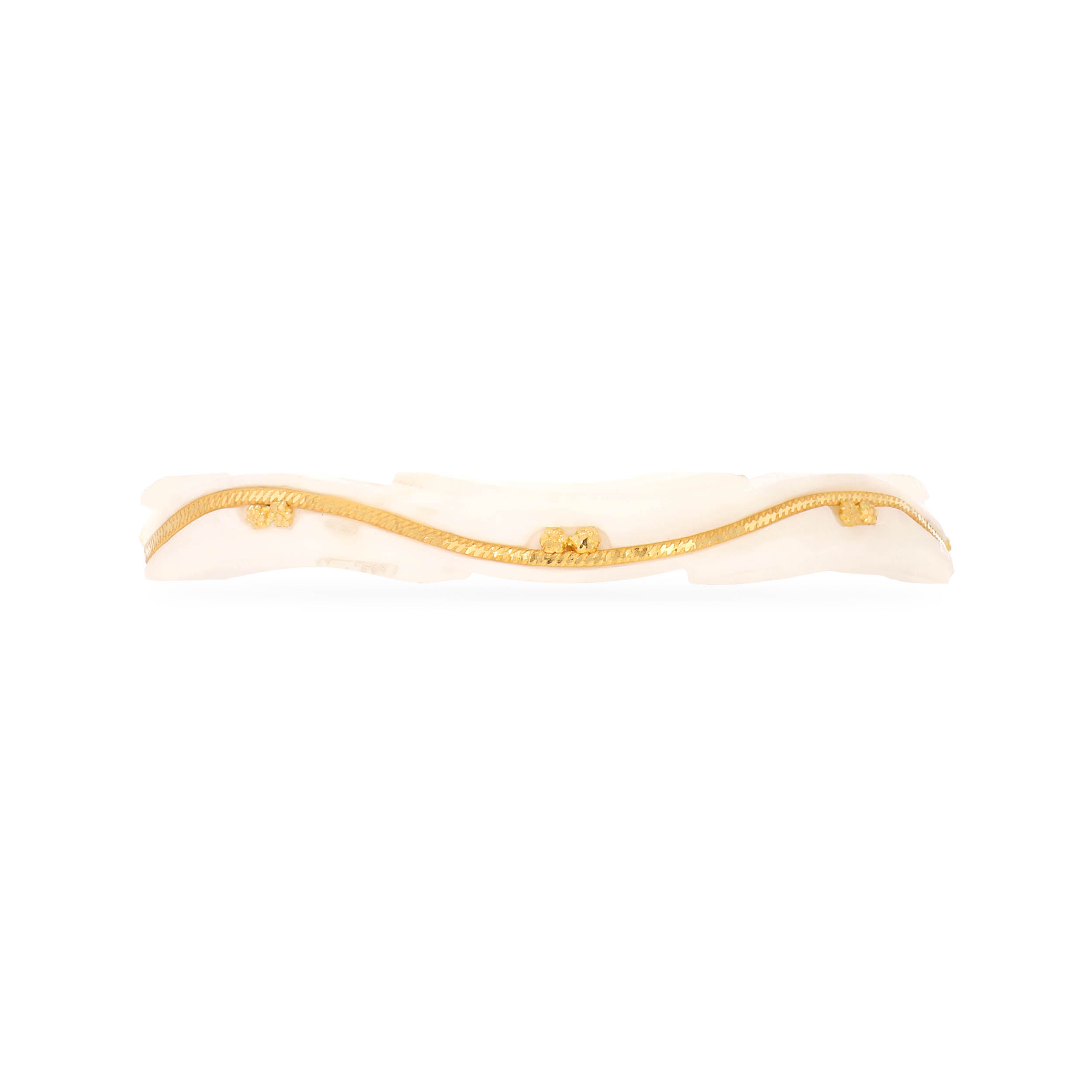 Wavy Flair Gold Sankha - Senco Gold and Diamonds