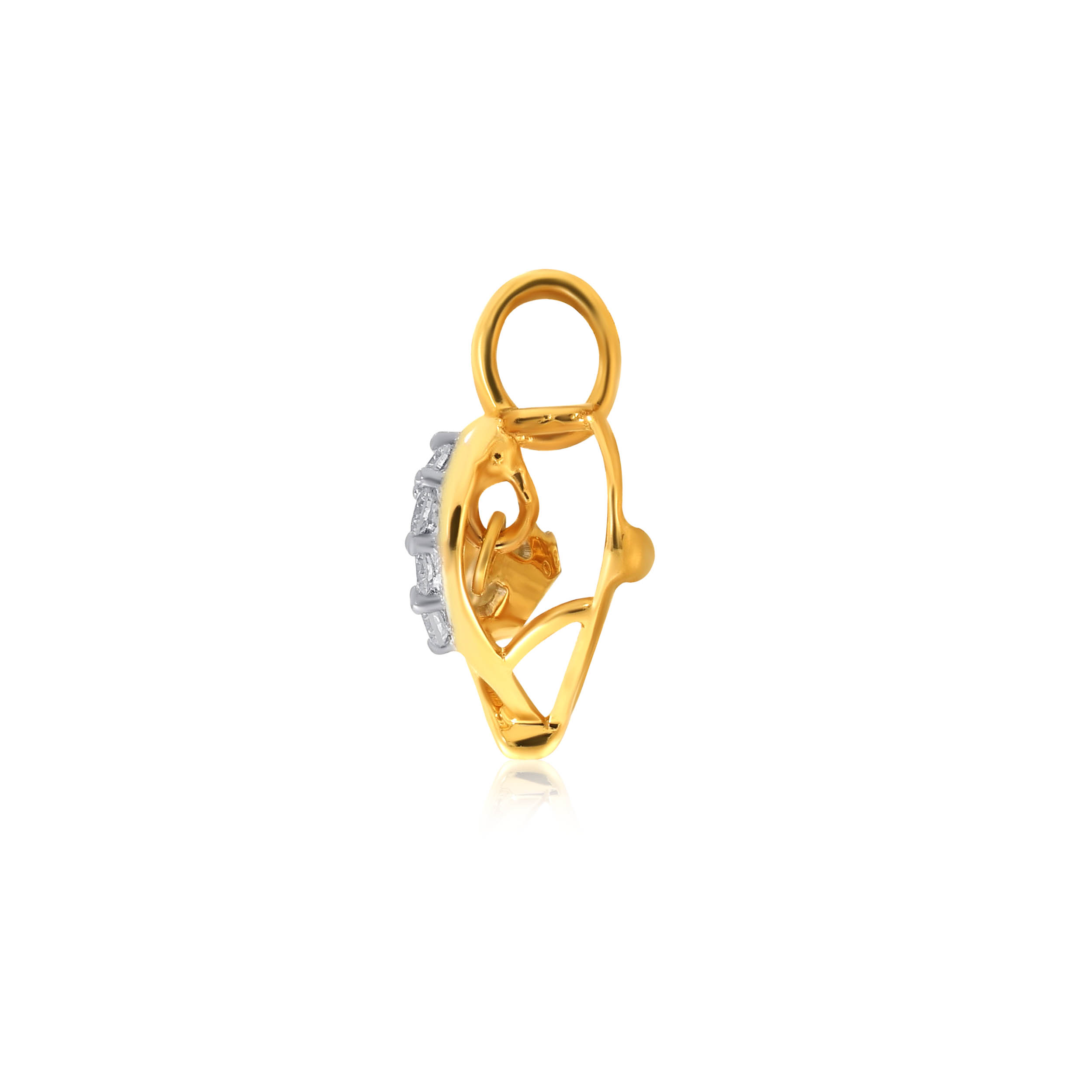 Love Connection Solitaire Pendant - Senco Gold and Diamonds