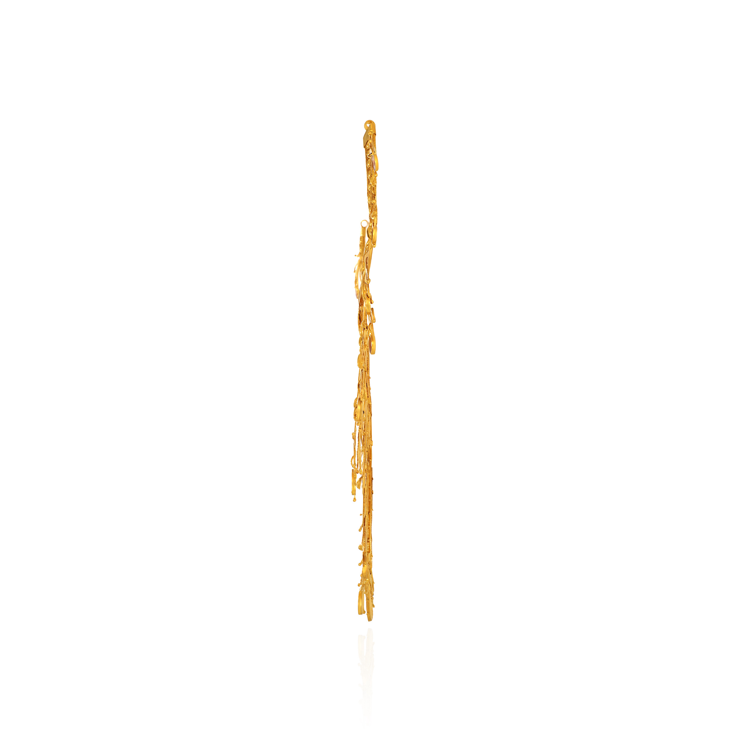 Emberdrop Meenakari Gold Necklace - Senco Gold and Diamonds