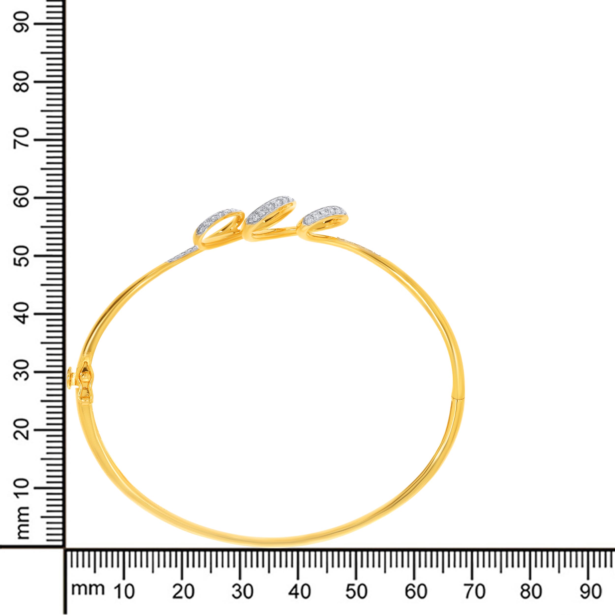 Sleek Twist Diamond Bracelet - Senco Gold and Diamonds