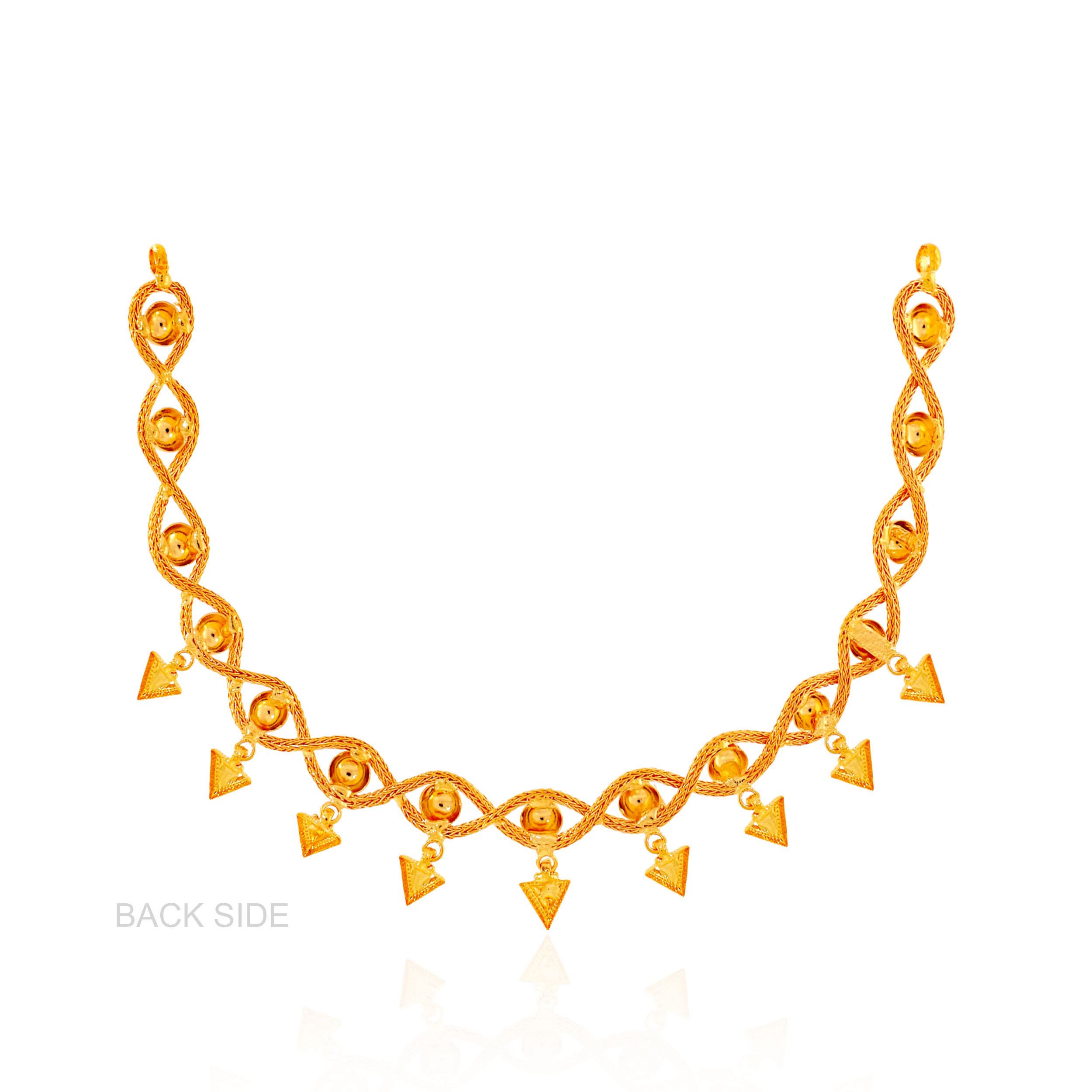 22K Yellow Gold Necklace-GN-D000737600 - Senco Gold and Diamonds