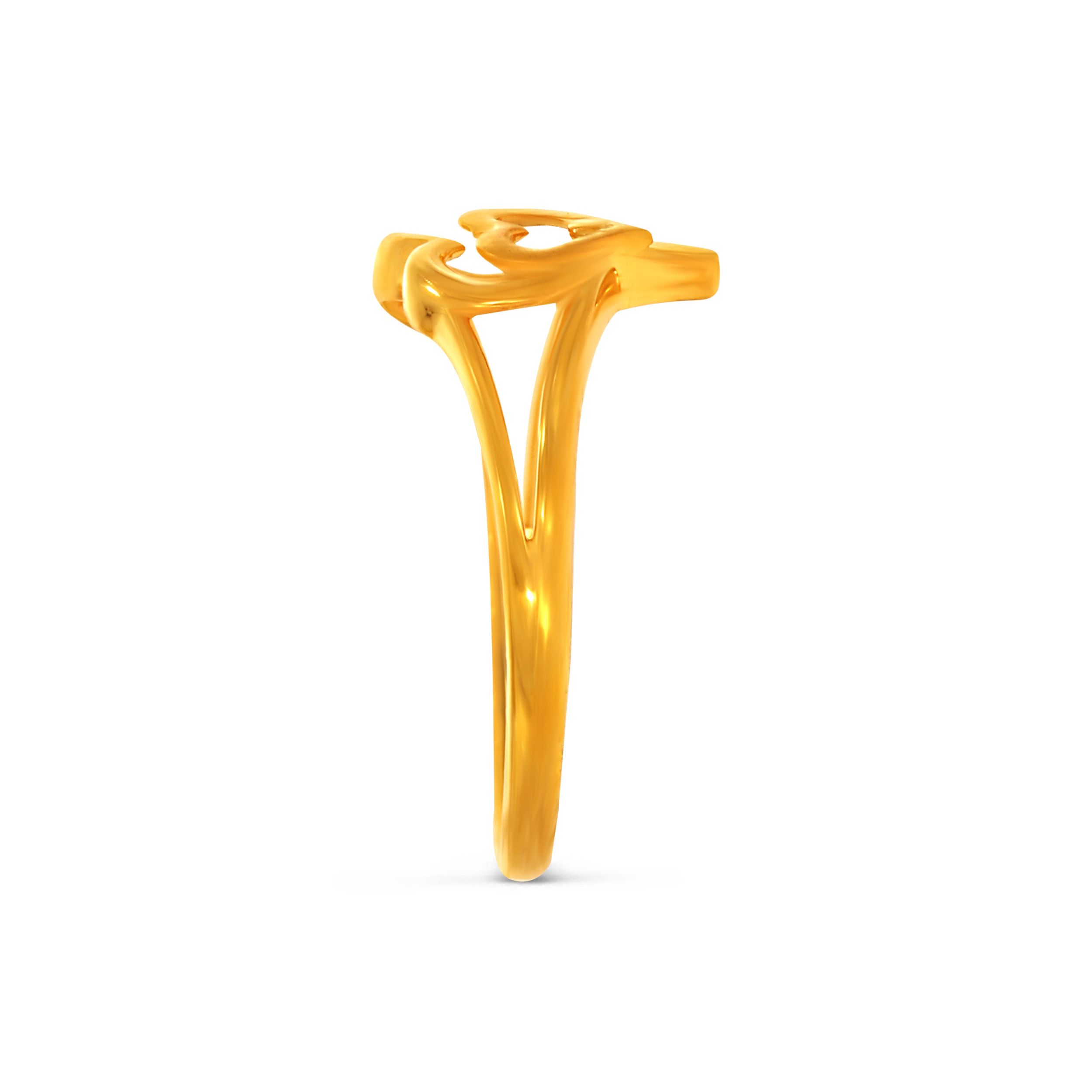 Velvet Heartline Gold Ring alternate view 2