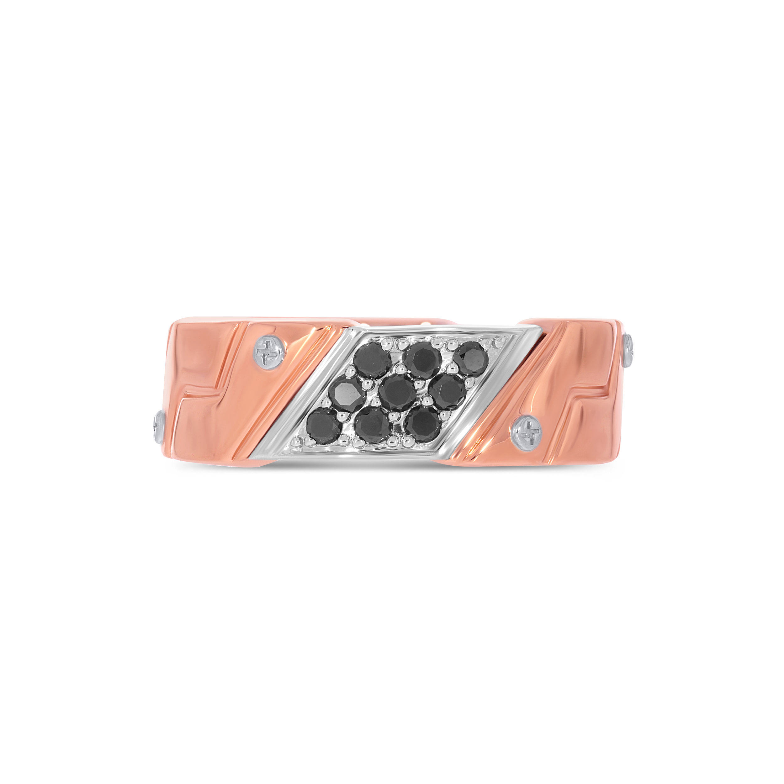 Chrome Line Platinum Men's Ring - Senco Gold and Diamonds