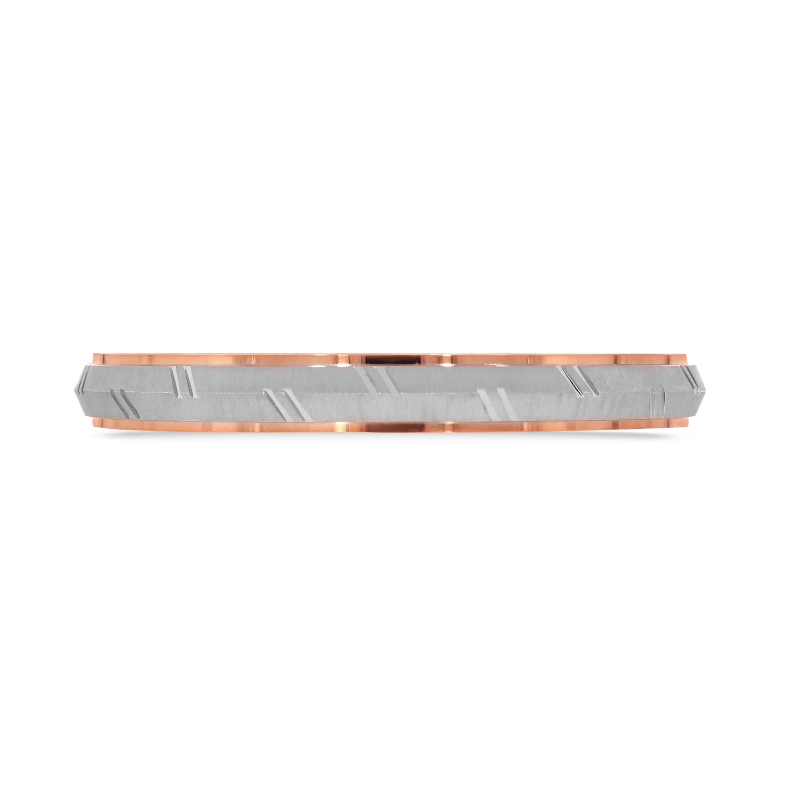 Etched Resilience Platinum Men's Kada - Senco Gold and Diamonds