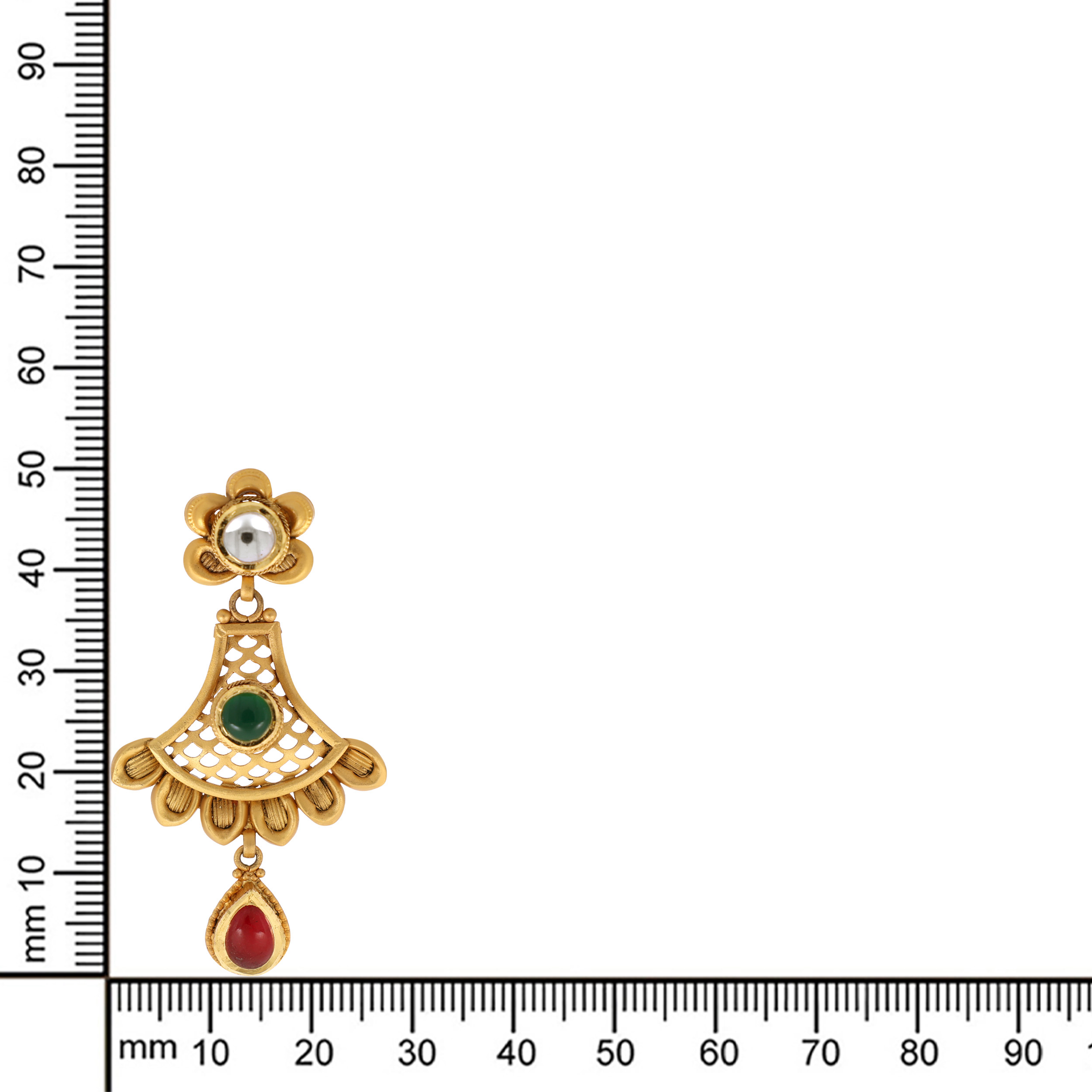 22K Yellow Gold Earrings-GPGN-D000595912 - Senco Gold and Diamonds
