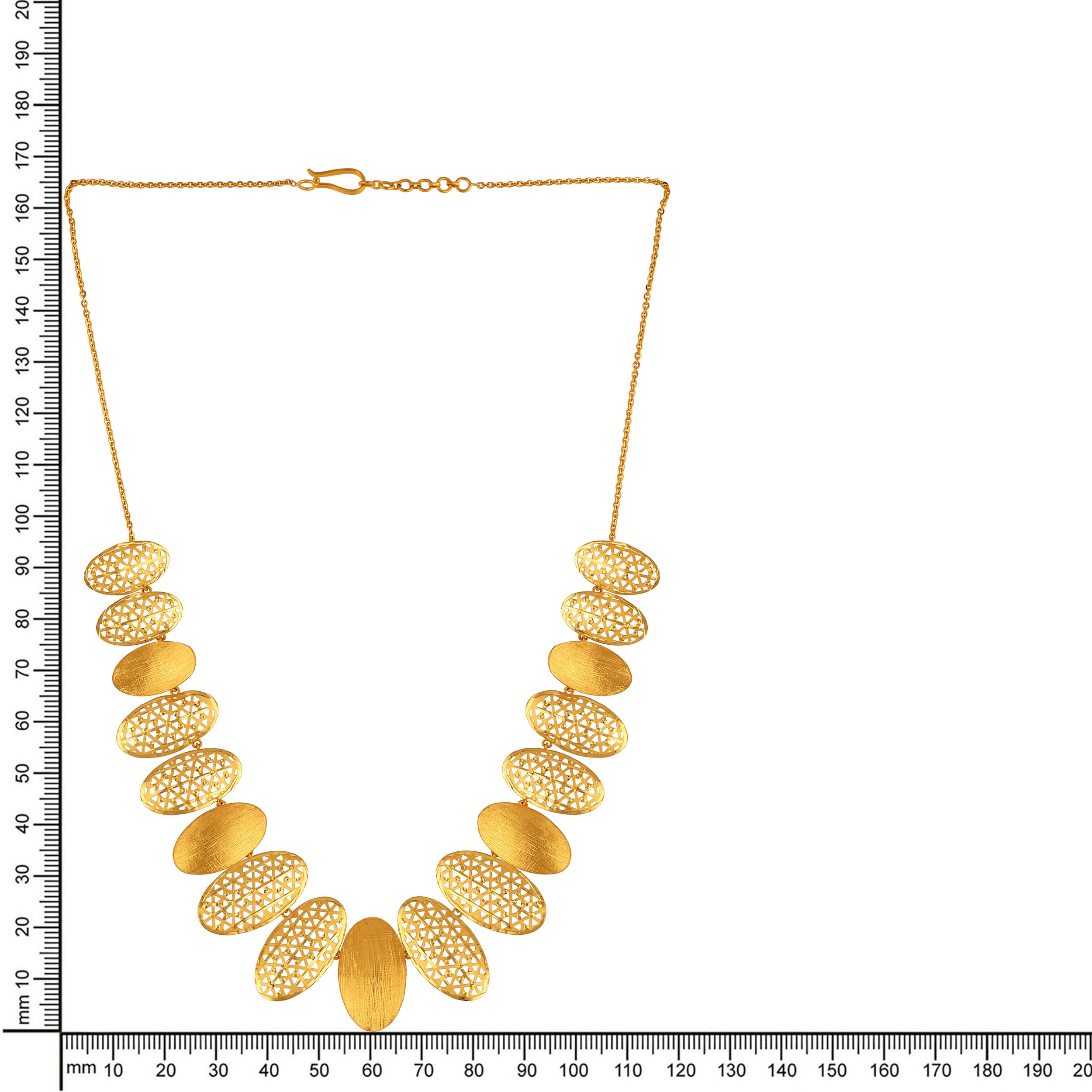 Solaire Statement Gold Necklace - Senco Gold and Diamonds