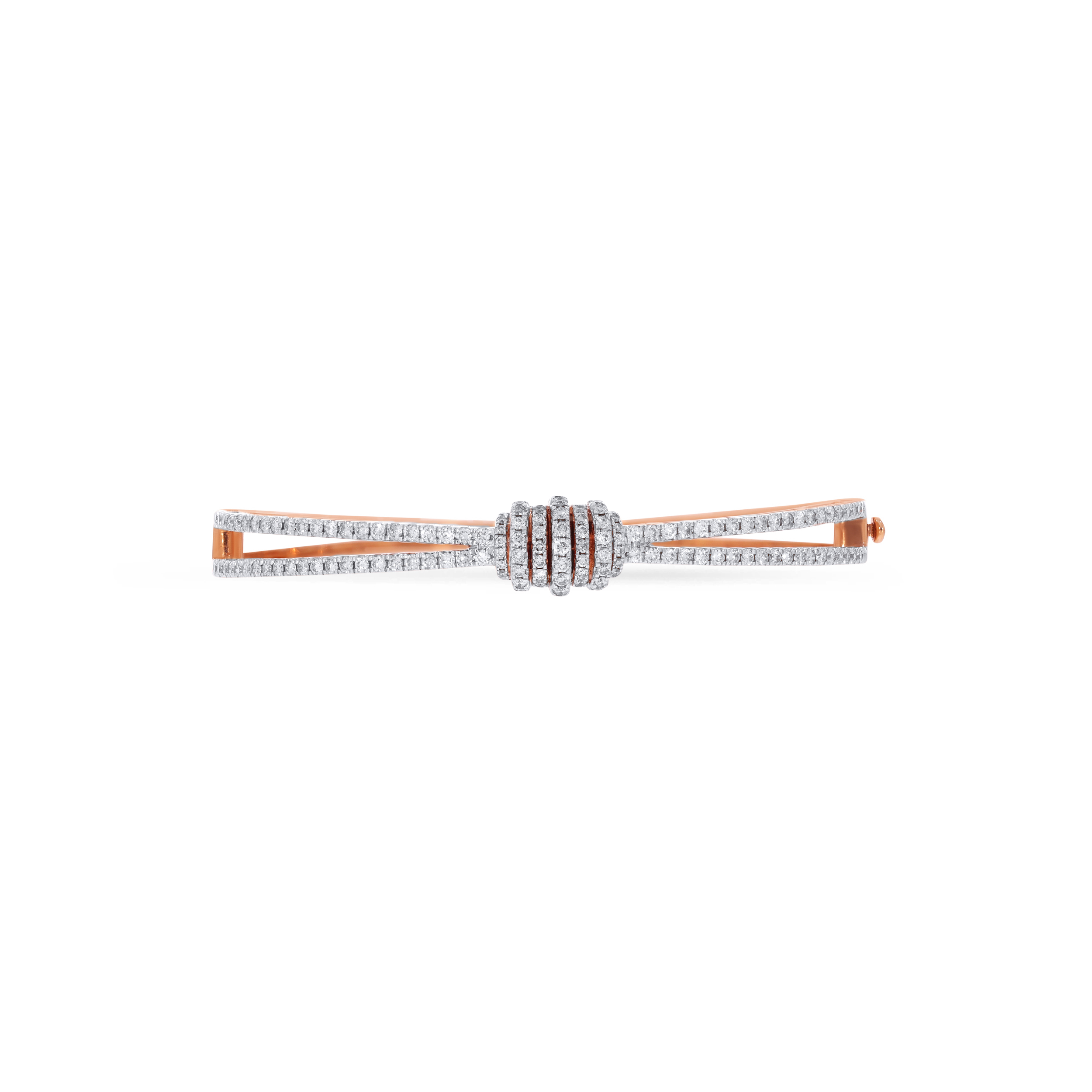 18K Rose Gold Diamond Bracelet-DBR-D000694196 - Senco Gold and Diamonds