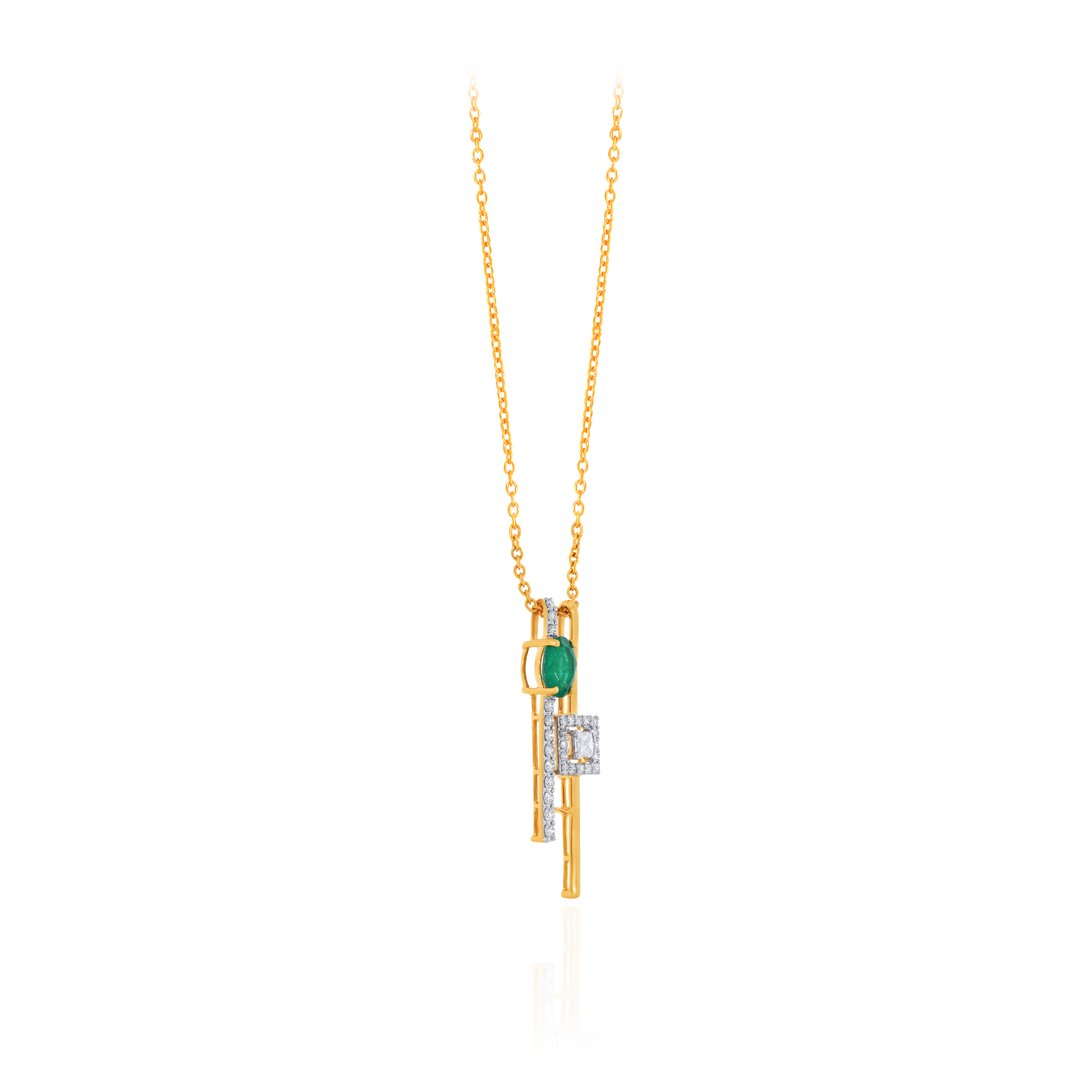 Lustre Arcadia Diamond Chain Pendant - Senco Gold and Diamonds